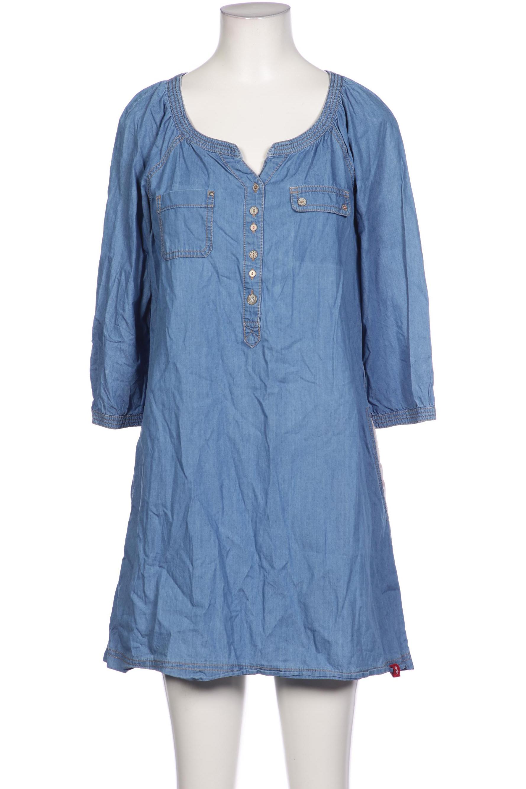 

edc by Esprit Damen Kleid, blau, Gr. 38