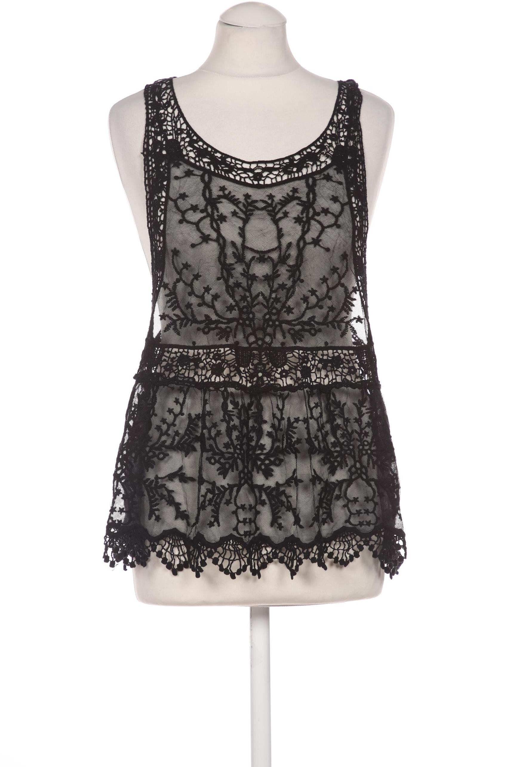 

edc by Esprit Damen Top, schwarz, Gr. 34