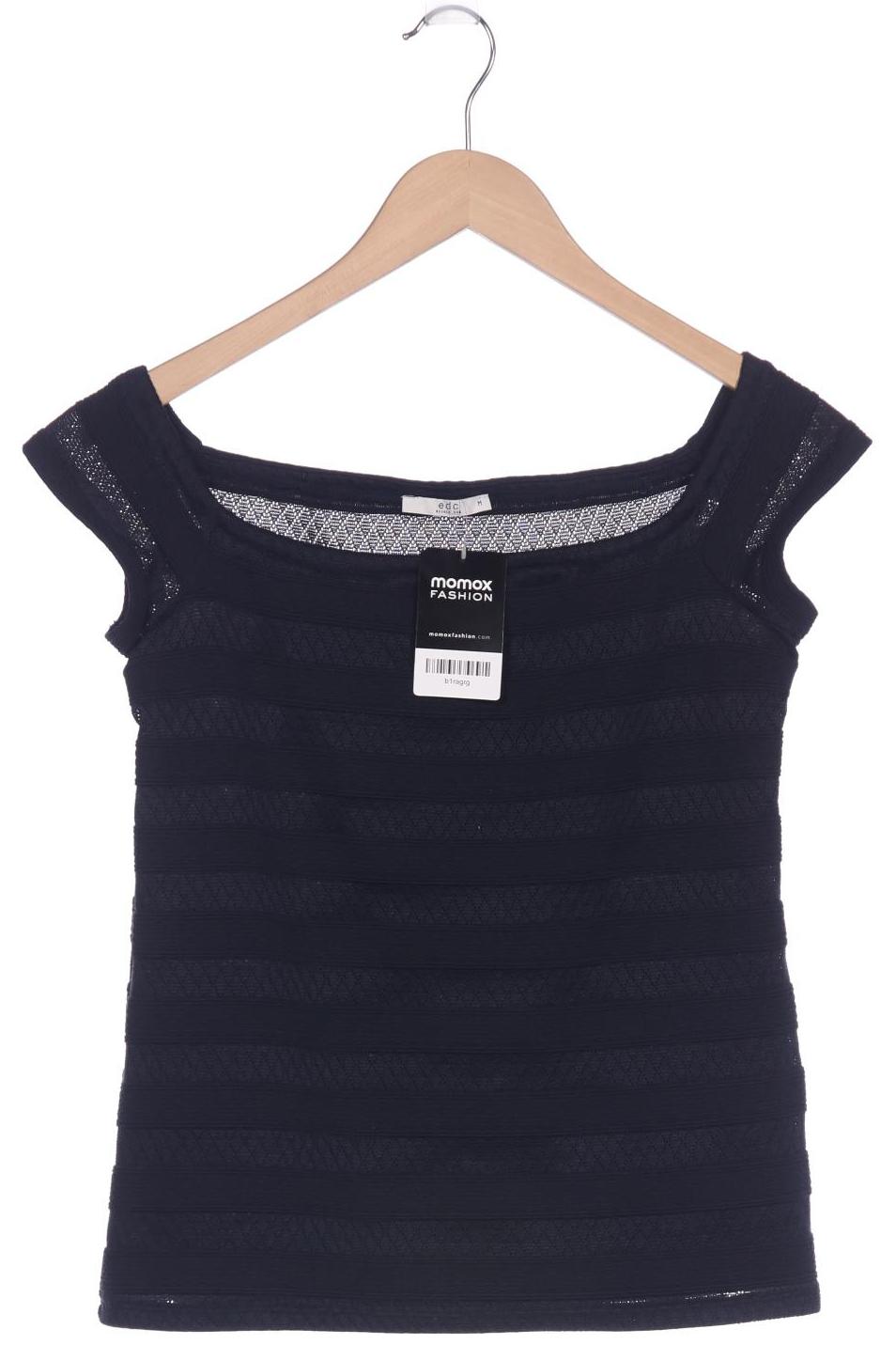 

edc by Esprit Damen T-Shirt, marineblau, Gr. 38