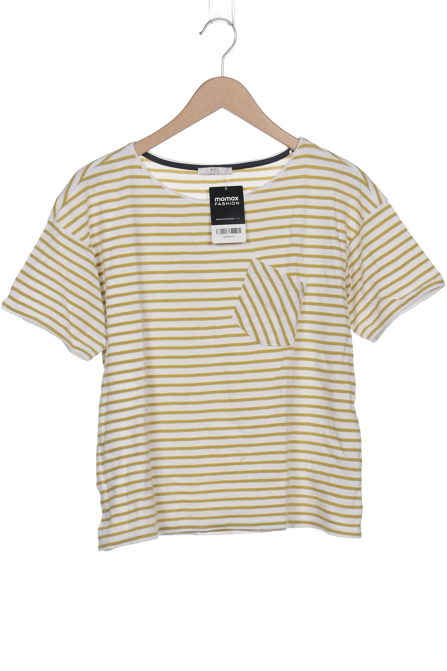 

edc by Esprit Damen T-Shirt, gelb, Gr. 36