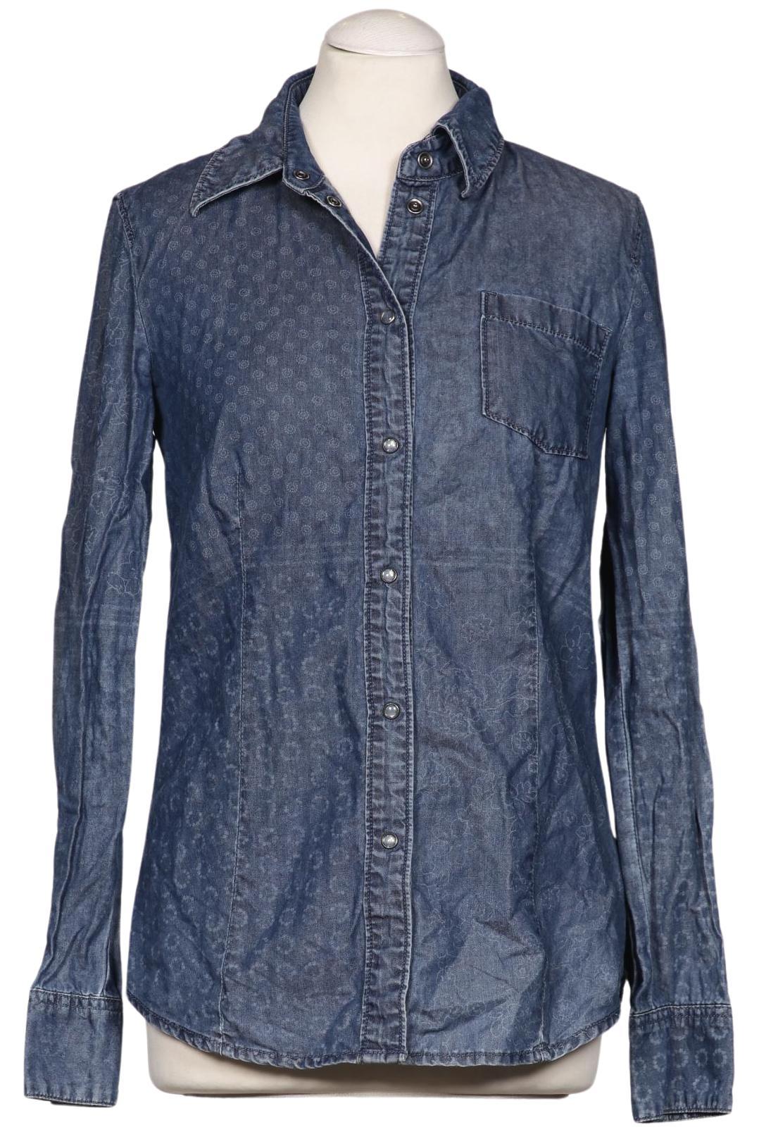 

edc by Esprit Damen Bluse, blau, Gr. 36