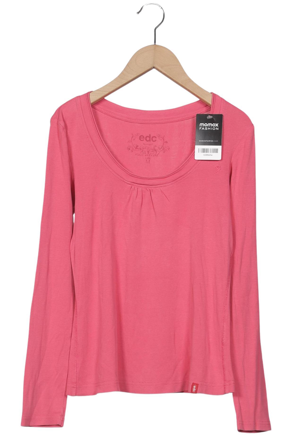 

edc by Esprit Damen Langarmshirt, pink, Gr. 38