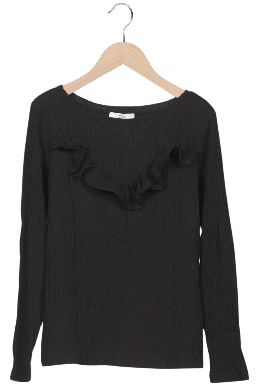 

edc by Esprit Damen Pullover, schwarz, Gr. 34