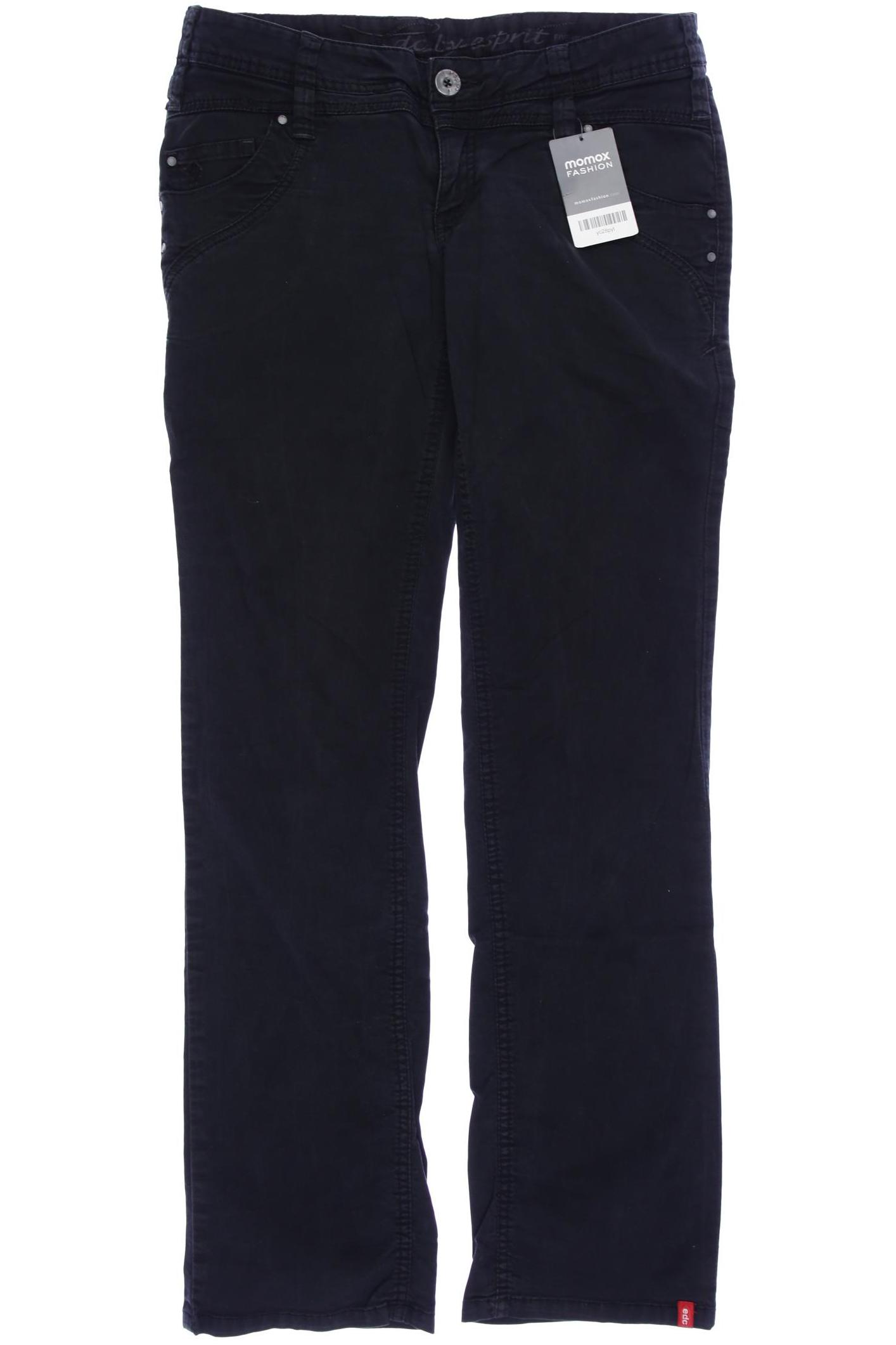 

edc by Esprit Damen Jeans, schwarz, Gr. 40