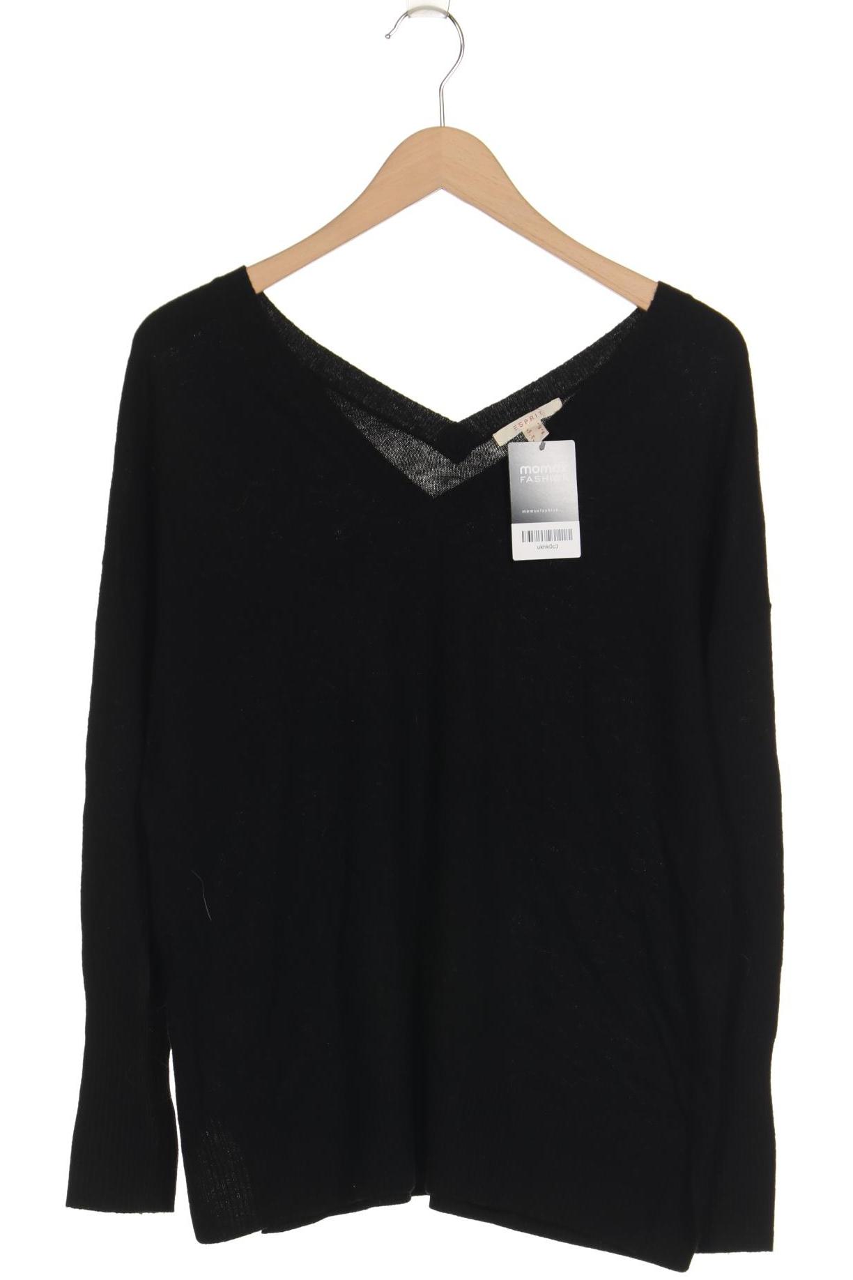 

edc by Esprit Damen Pullover, schwarz, Gr. 42