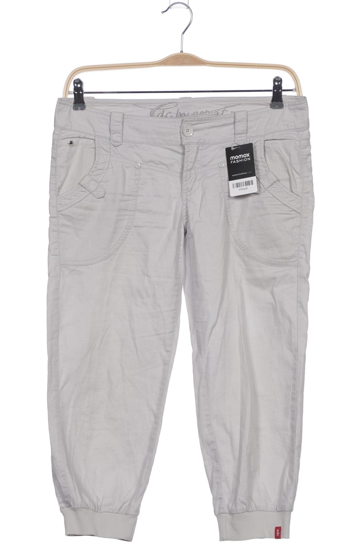 

edc by Esprit Damen Stoffhose, grau, Gr. 36