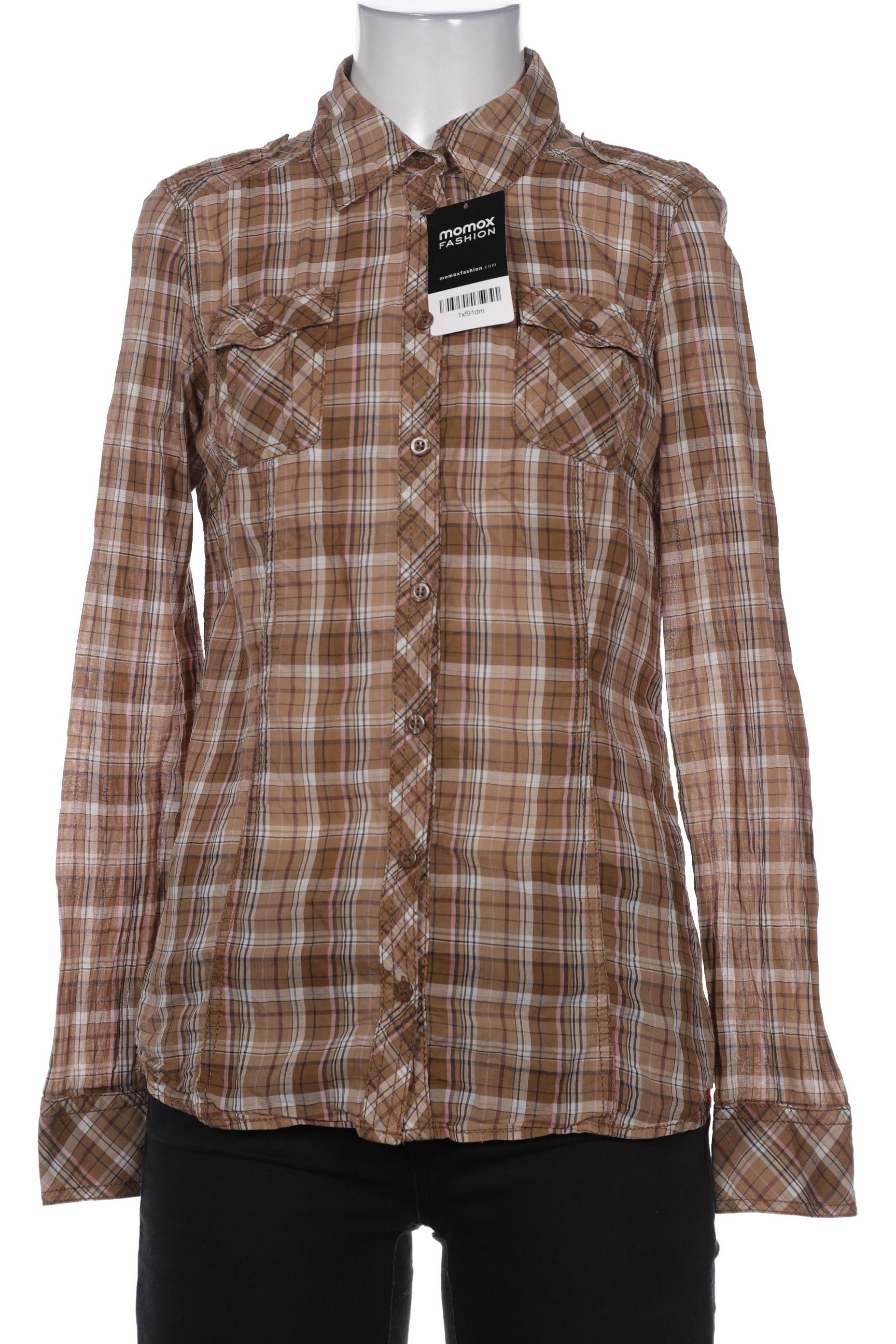 

edc by Esprit Damen Bluse, braun, Gr. 36