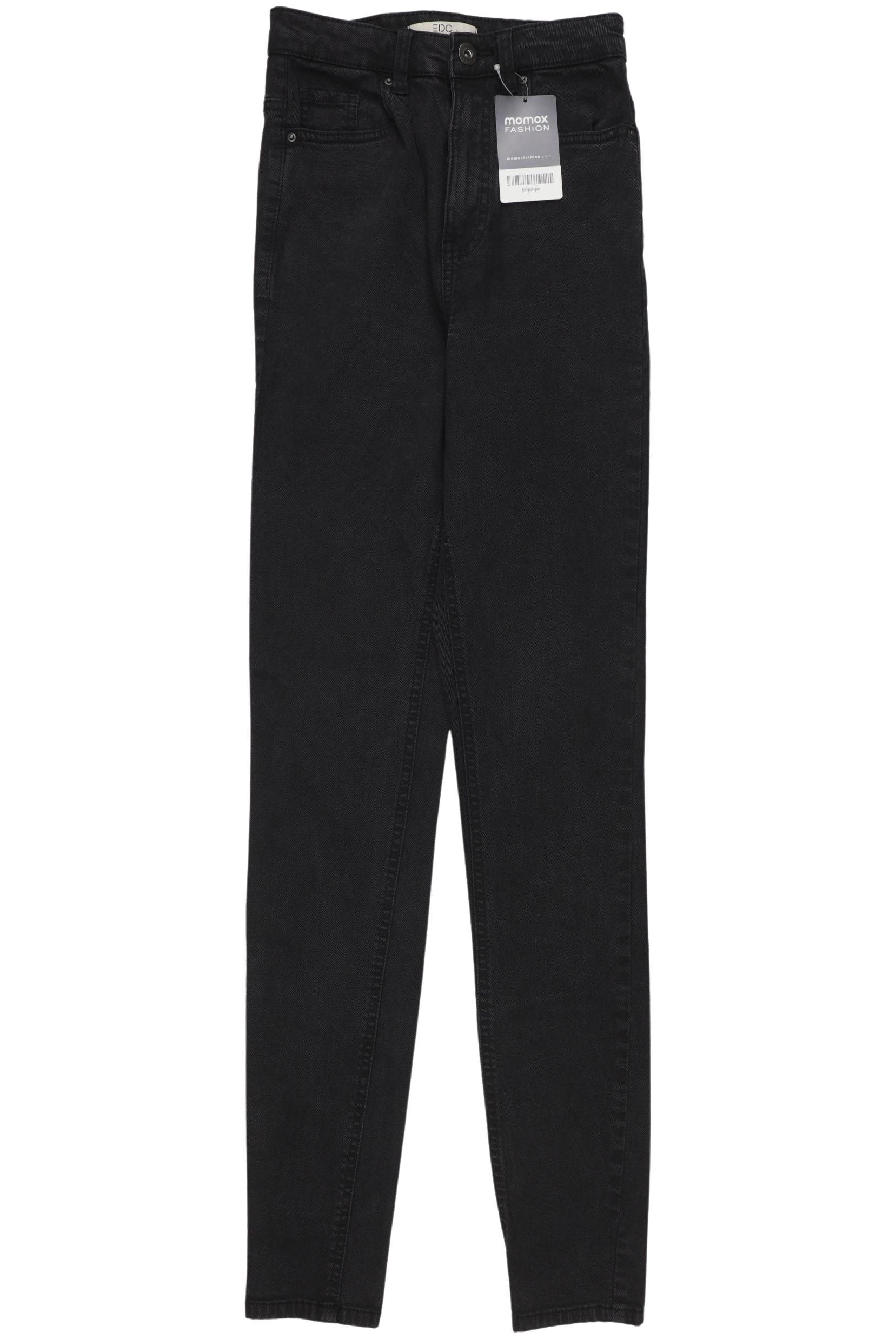 

edc by Esprit Damen Jeans, schwarz, Gr. 32