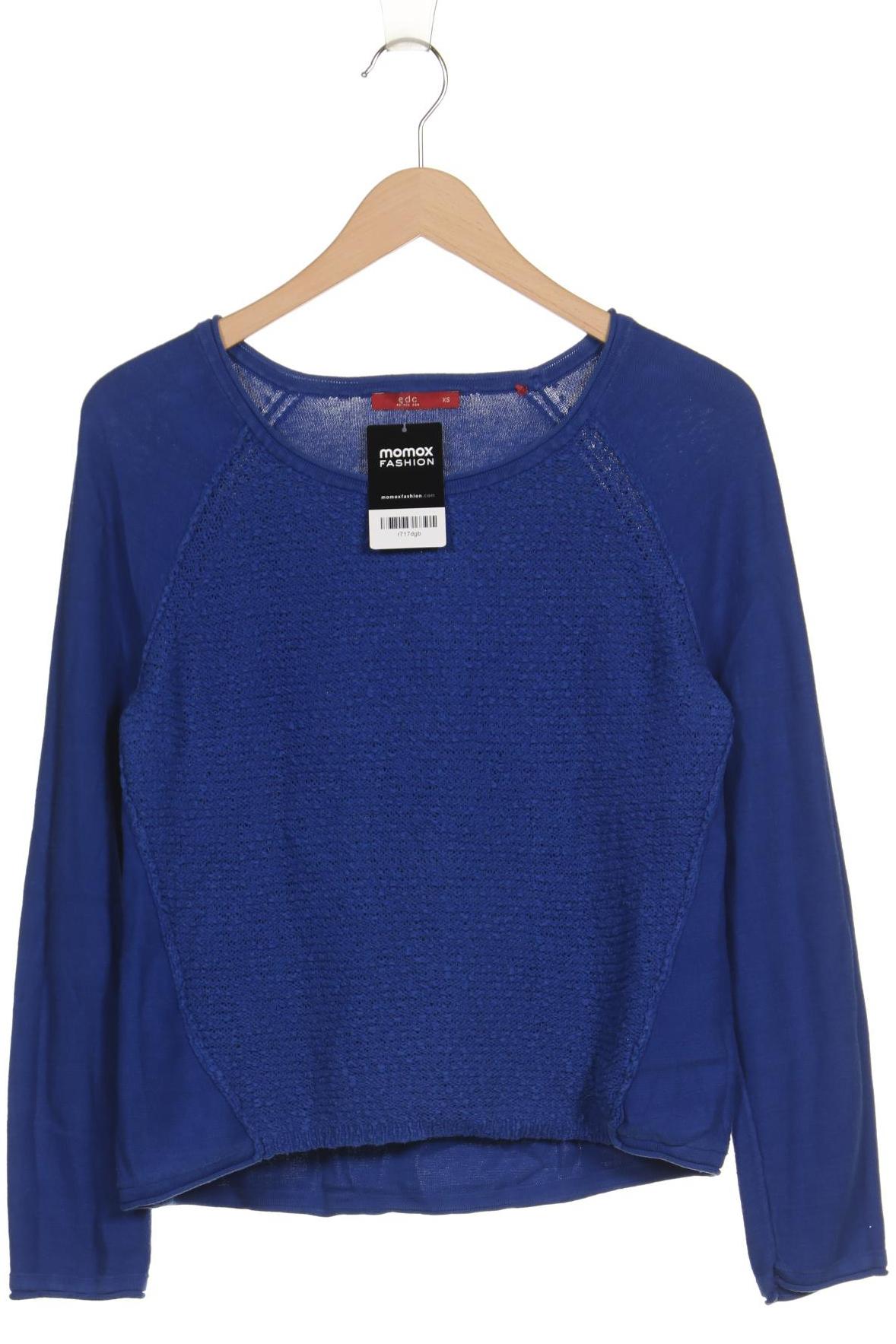 

edc by Esprit Damen Sweatshirt, marineblau, Gr. 34