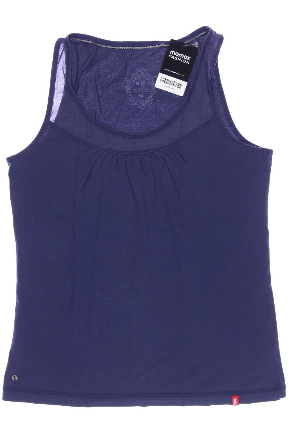 

edc by Esprit Damen Top, marineblau, Gr. 38