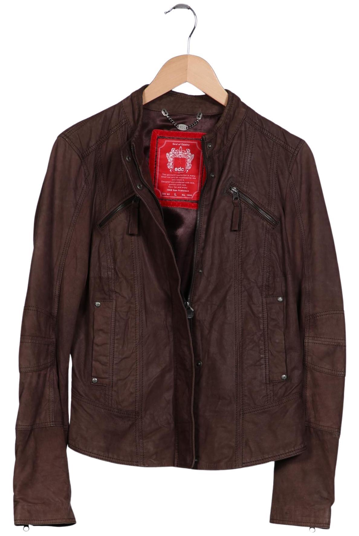 

edc by Esprit Damen Jacke, braun, Gr. 40