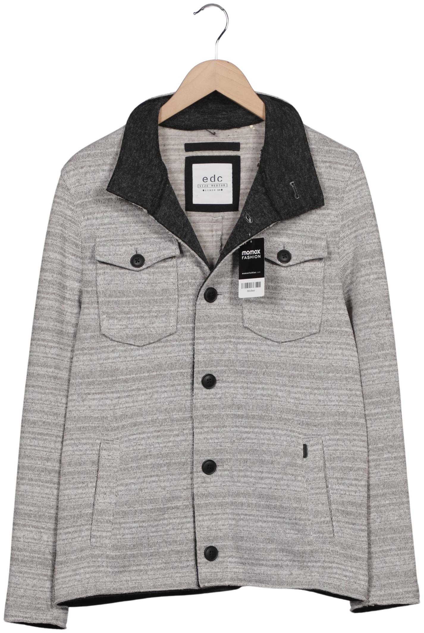 

edc by Esprit Herren Jacke, grau, Gr. 48