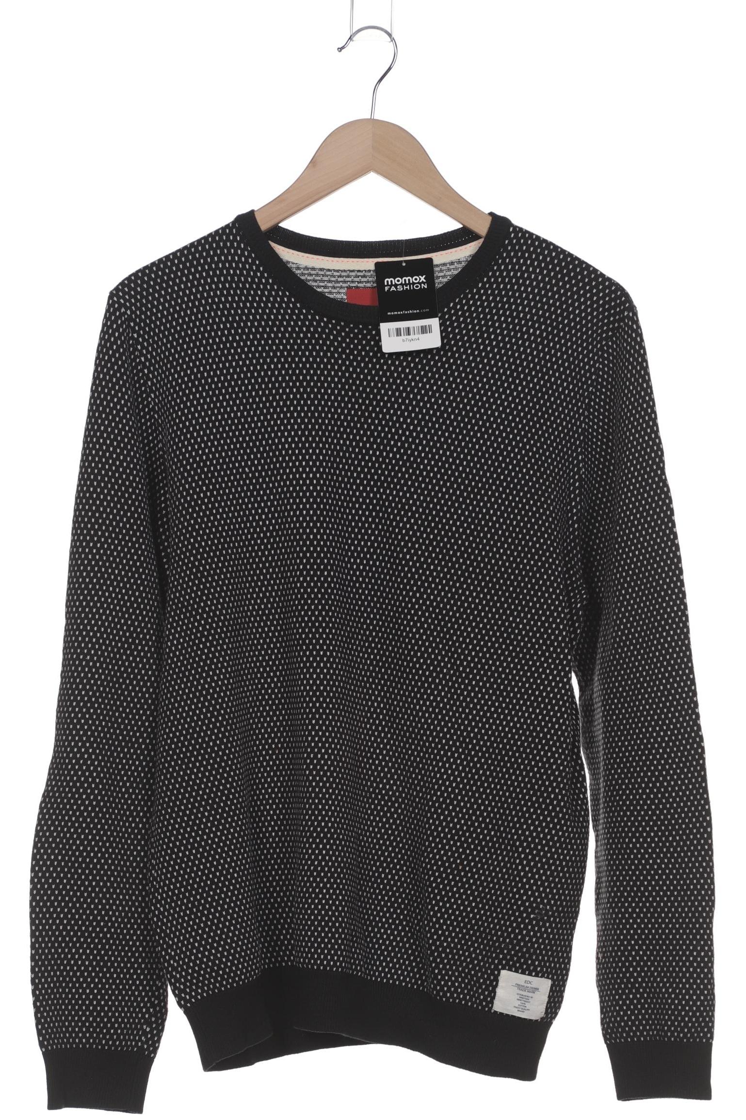 

edc by Esprit Damen Pullover, schwarz, Gr. 38