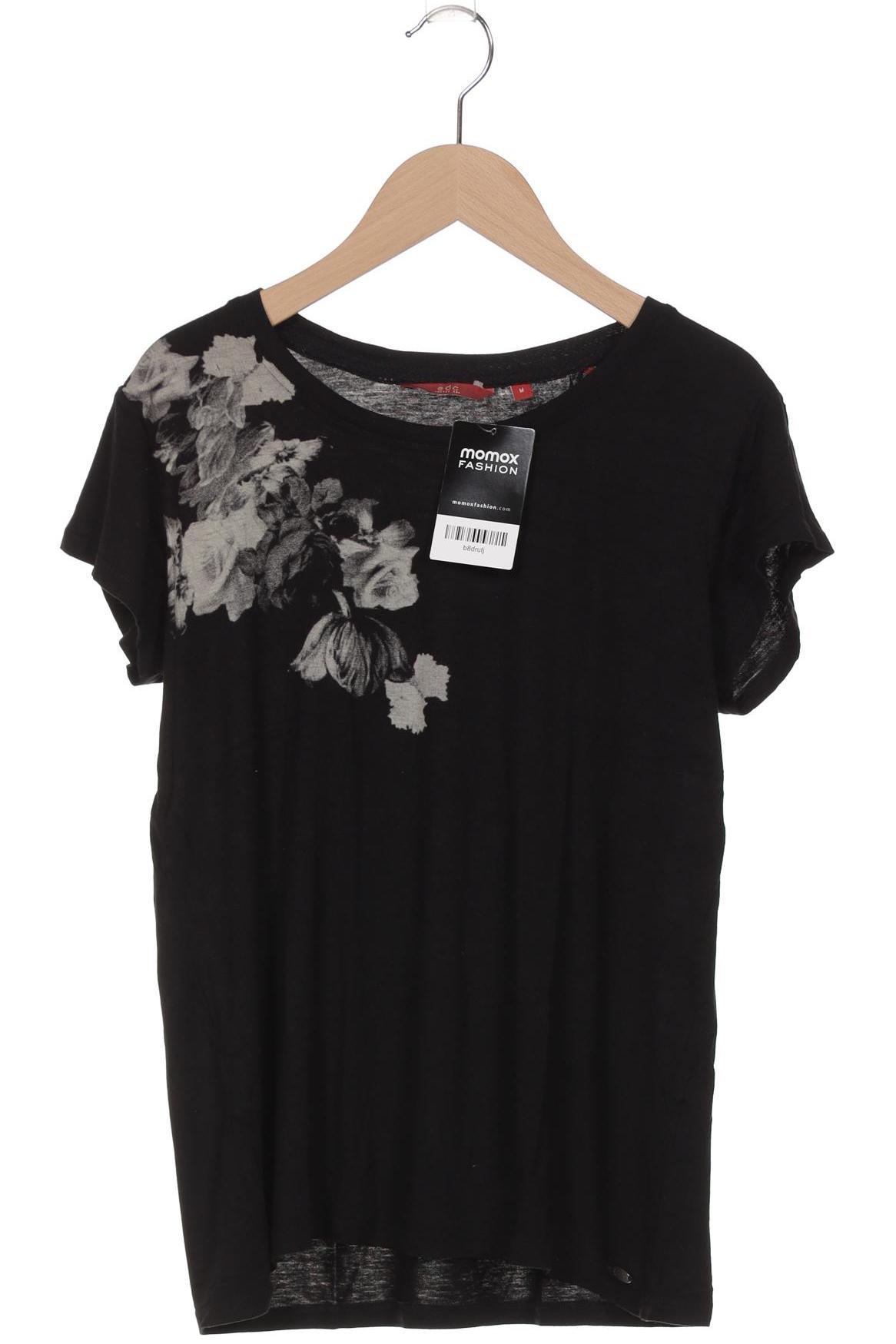 

edc by Esprit Damen T-Shirt, schwarz, Gr. 38