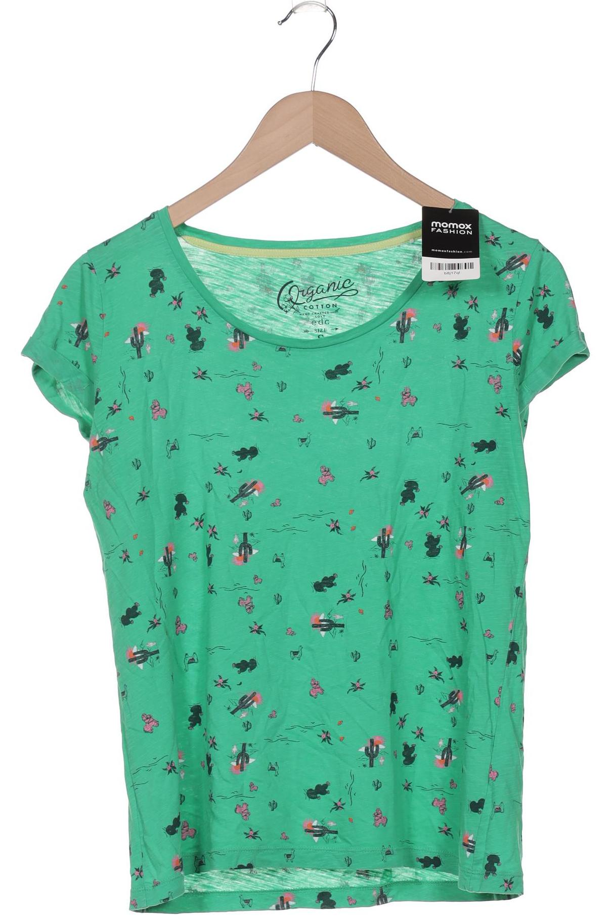 

edc by Esprit Damen T-Shirt, grün, Gr. 36