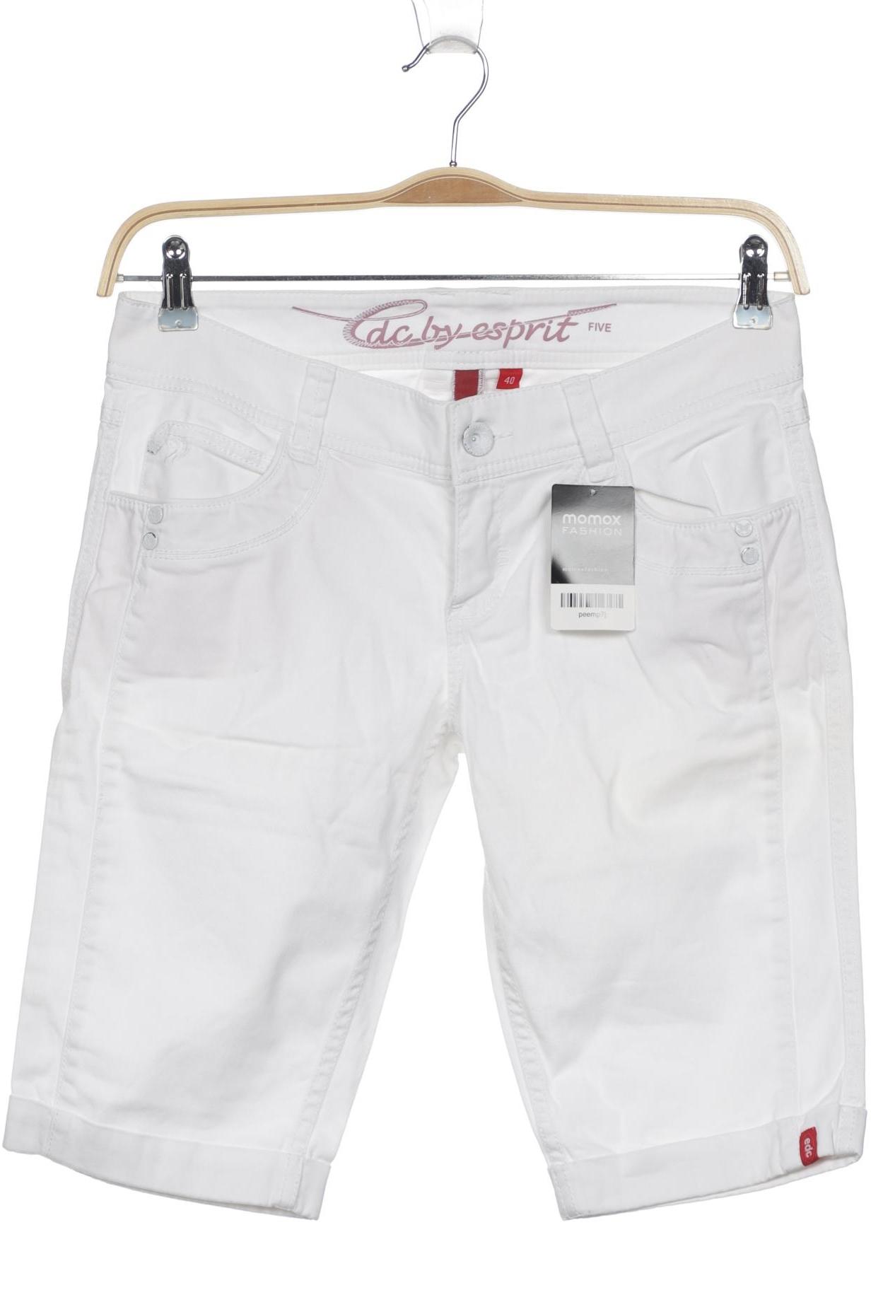 

edc by Esprit Damen Shorts, weiß, Gr. 40