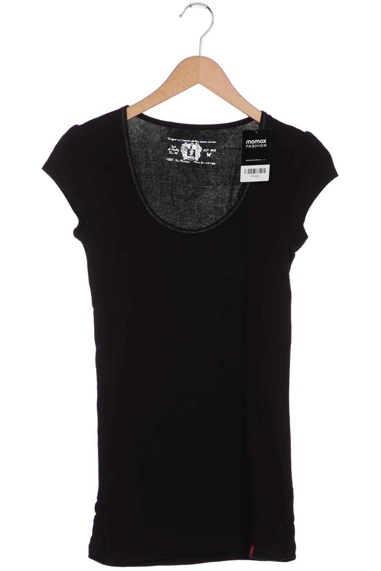 

edc by Esprit Damen T-Shirt, schwarz, Gr. 40