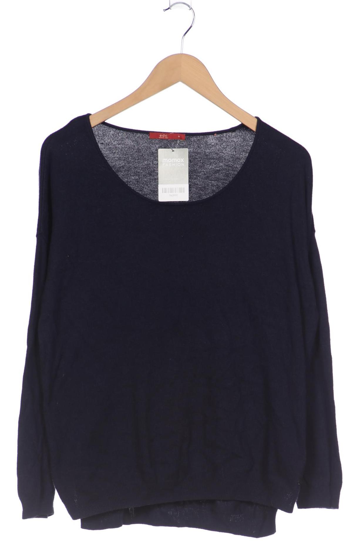 

edc by Esprit Damen Pullover, marineblau, Gr. 38