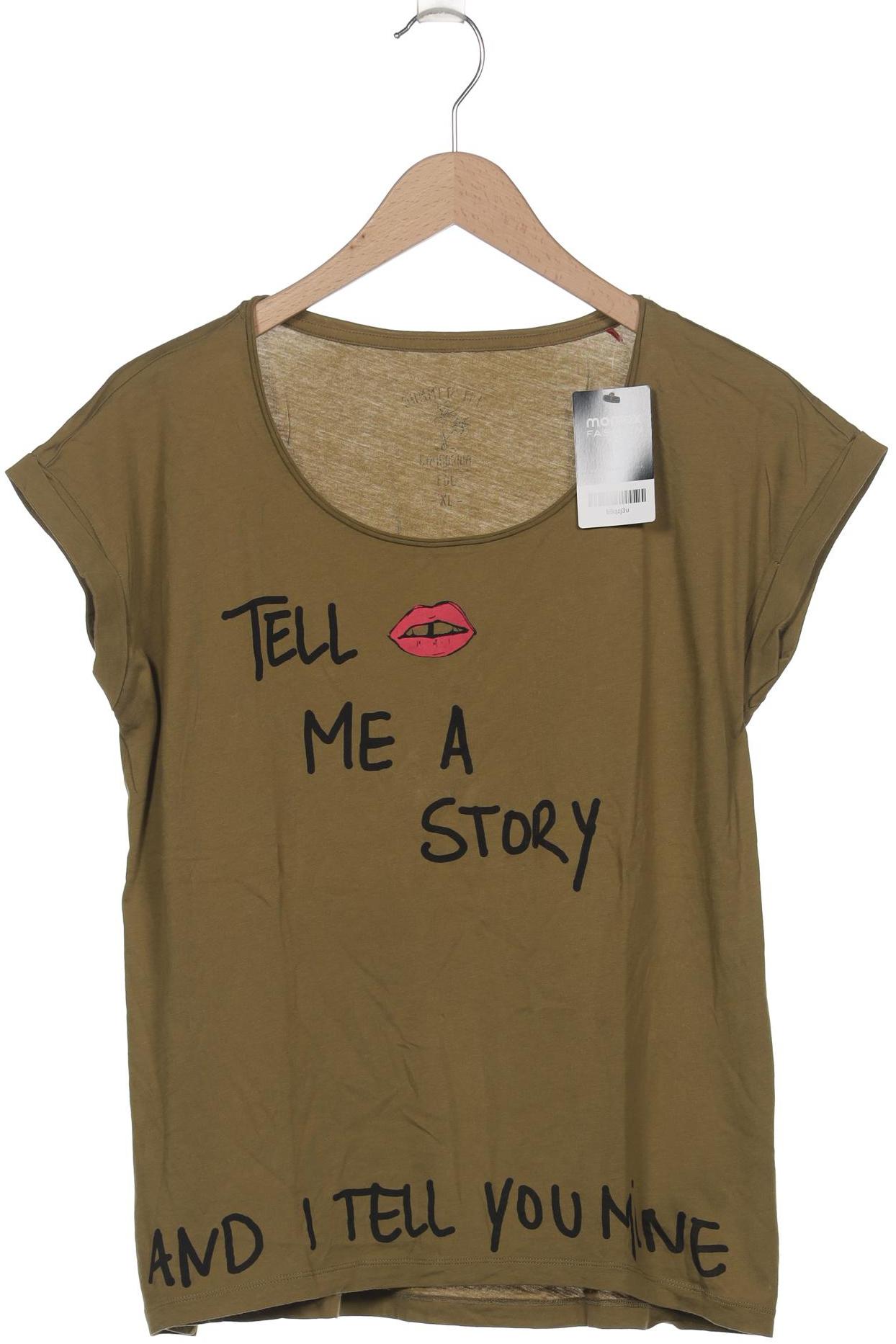 

edc by Esprit Damen T-Shirt, beige, Gr. 44