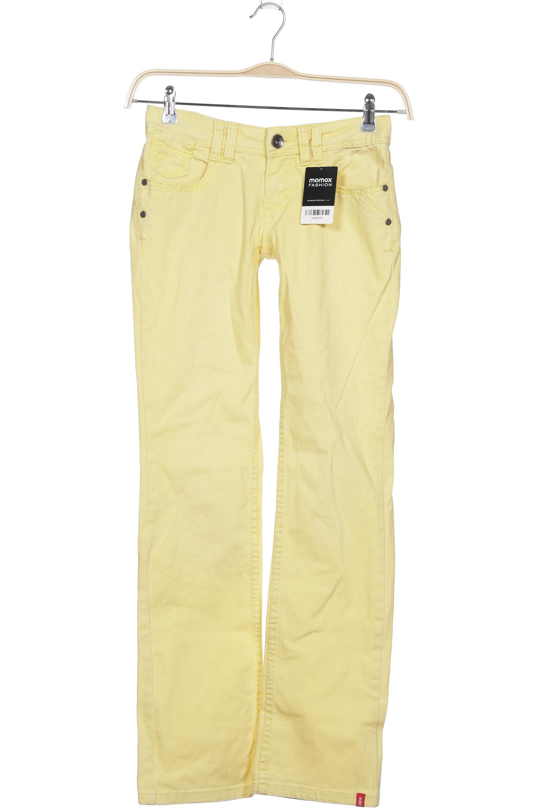 

edc by Esprit Damen Jeans, gelb, Gr. 34