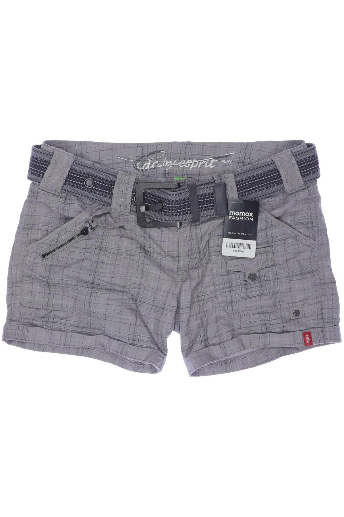 

edc by Esprit Damen Shorts, grau, Gr. 36