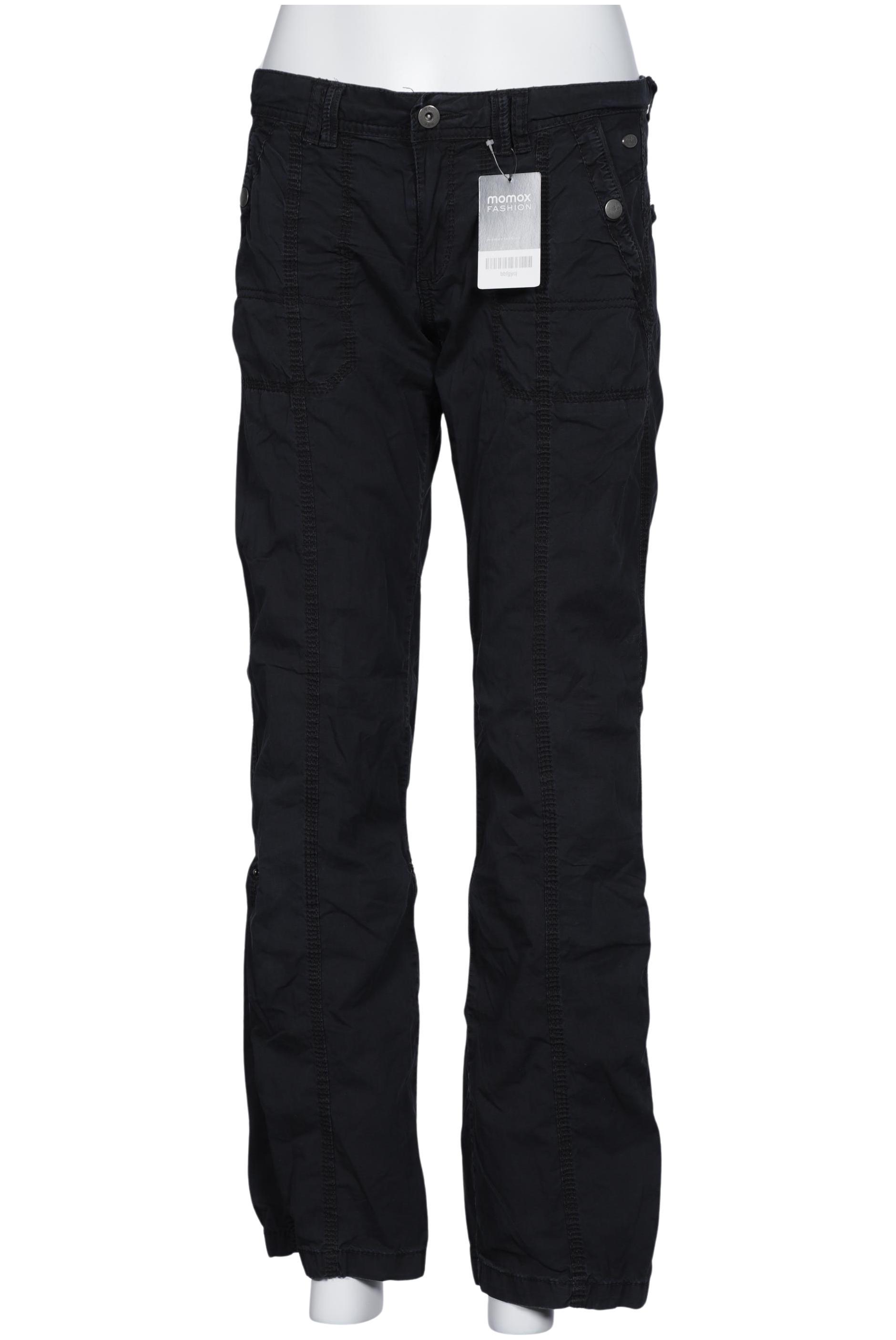 

edc by Esprit Damen Stoffhose, marineblau, Gr. 38