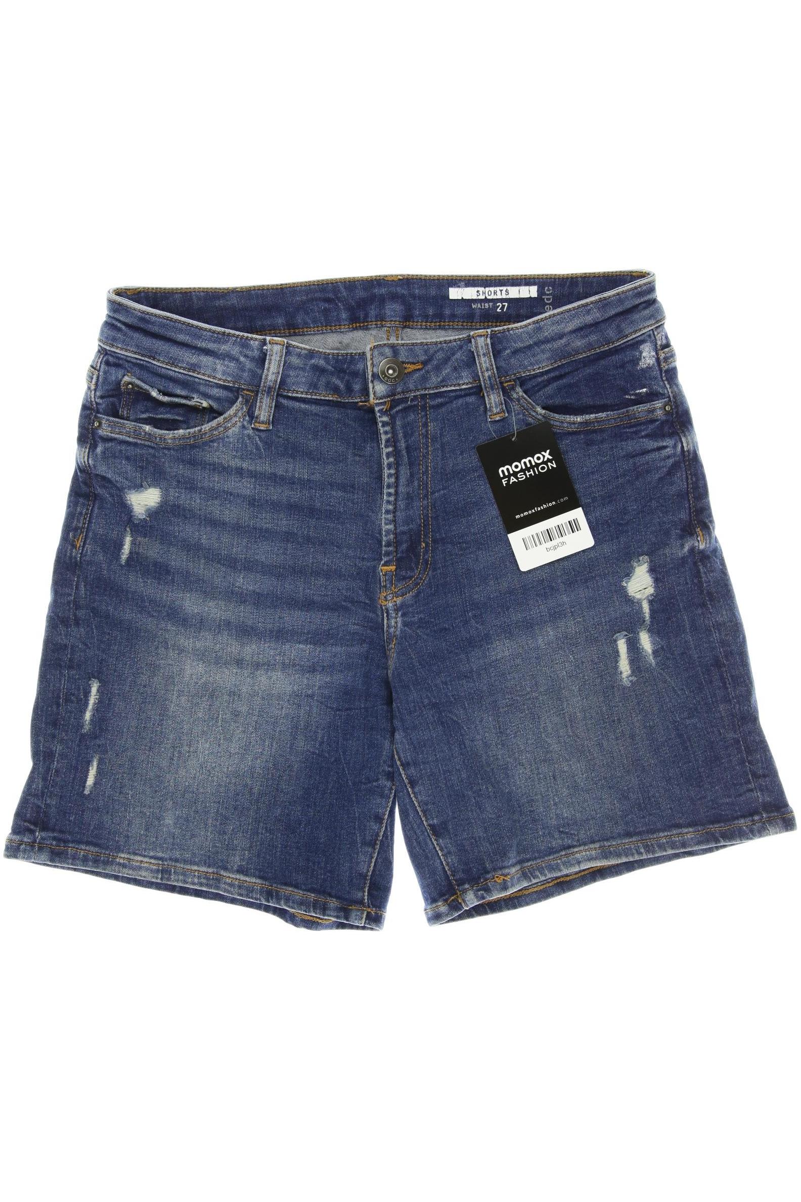 

edc by Esprit Damen Shorts, blau, Gr. 27