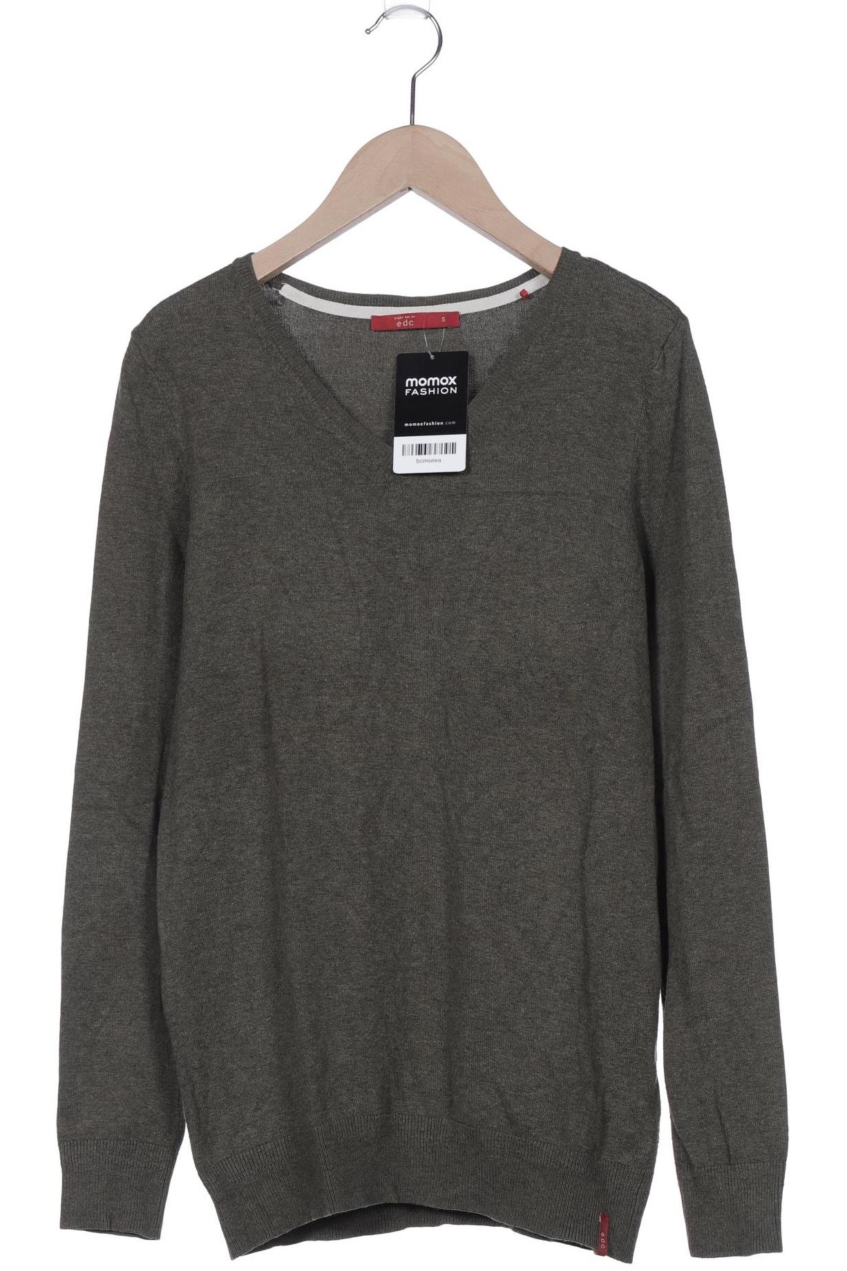 

edc by Esprit Damen Pullover, grün, Gr. 36