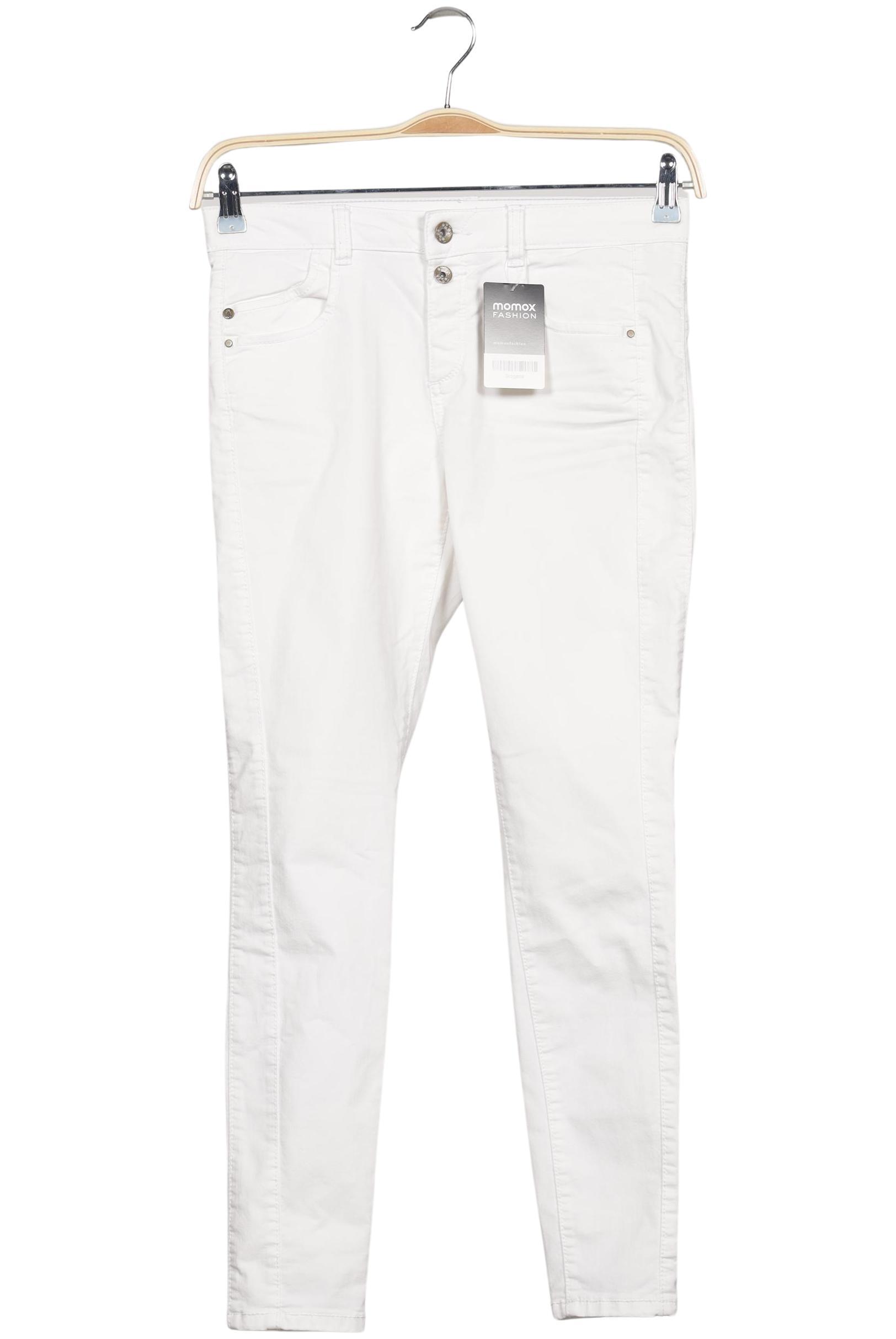 

edc by Esprit Damen Stoffhose, weiß, Gr. 34