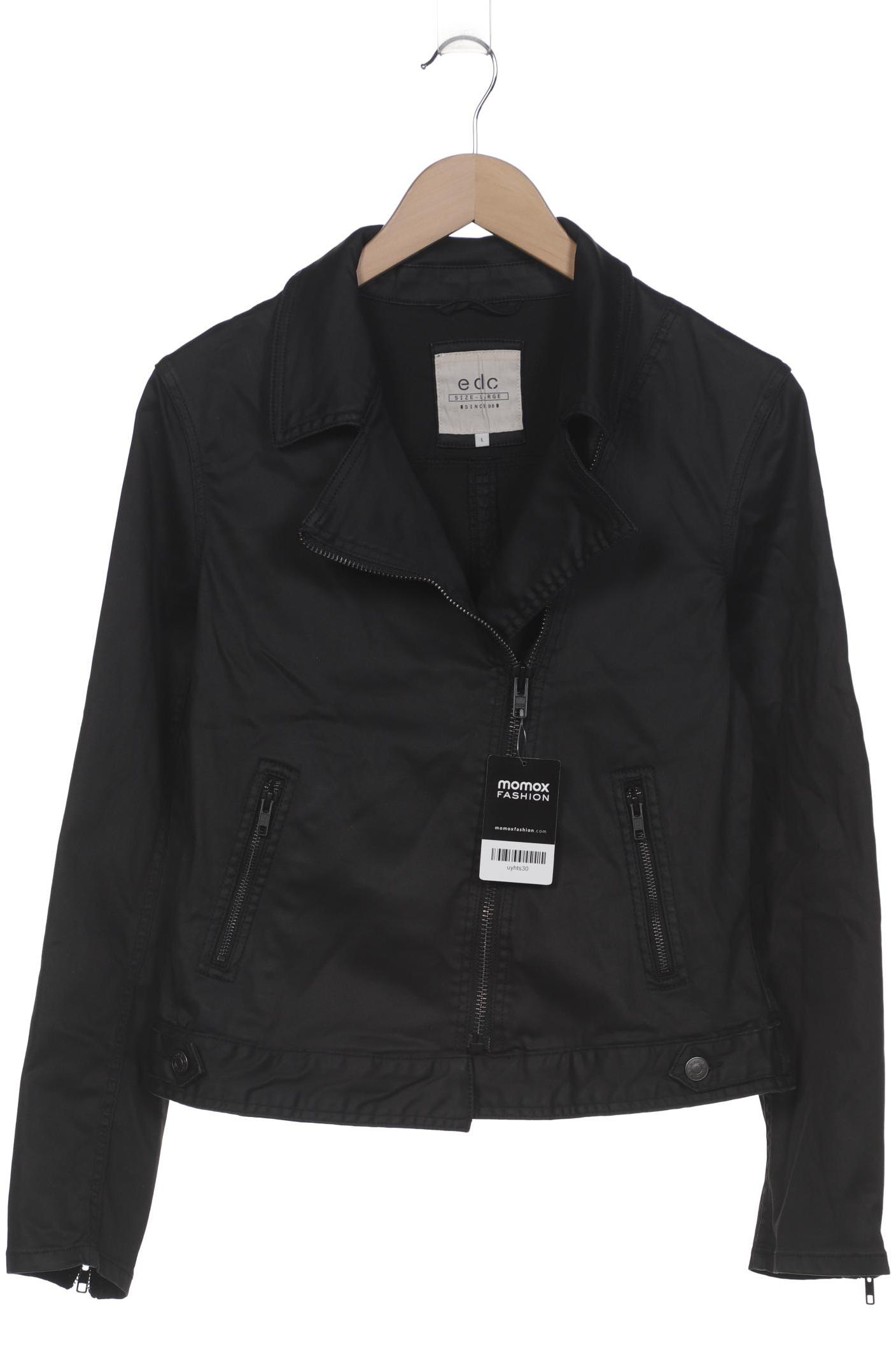 

edc by Esprit Damen Jacke, schwarz, Gr. 42