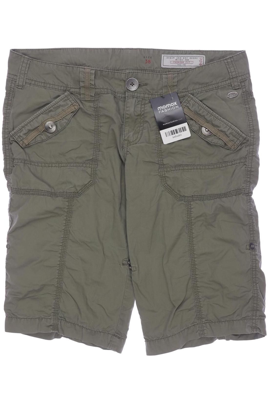 

edc by Esprit Damen Shorts, grün, Gr. 40