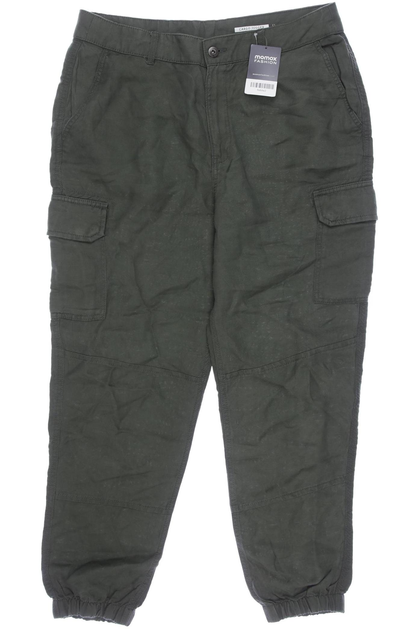

edc by Esprit Damen Stoffhose, grün, Gr. 40