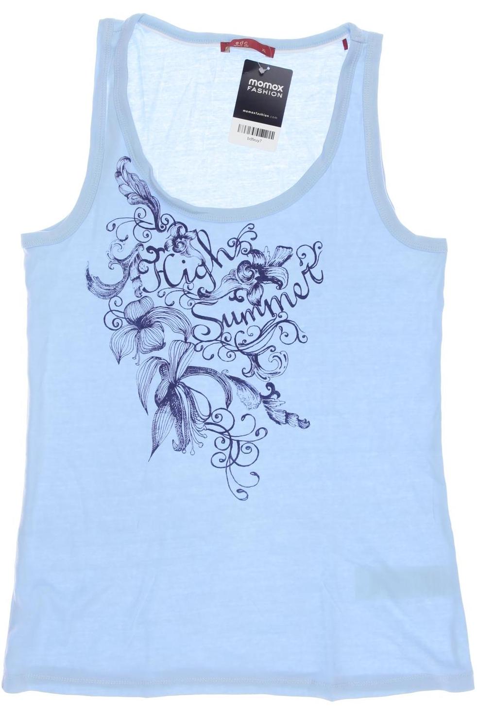 

edc by Esprit Damen Top, hellblau, Gr. 44