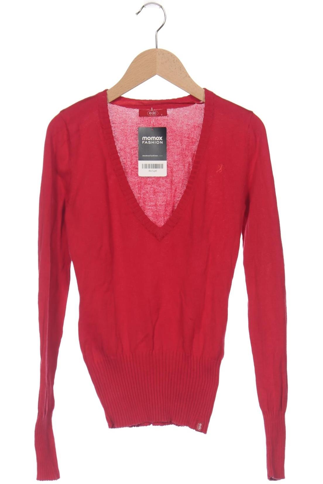 

edc by Esprit Damen Pullover, rot, Gr. 36