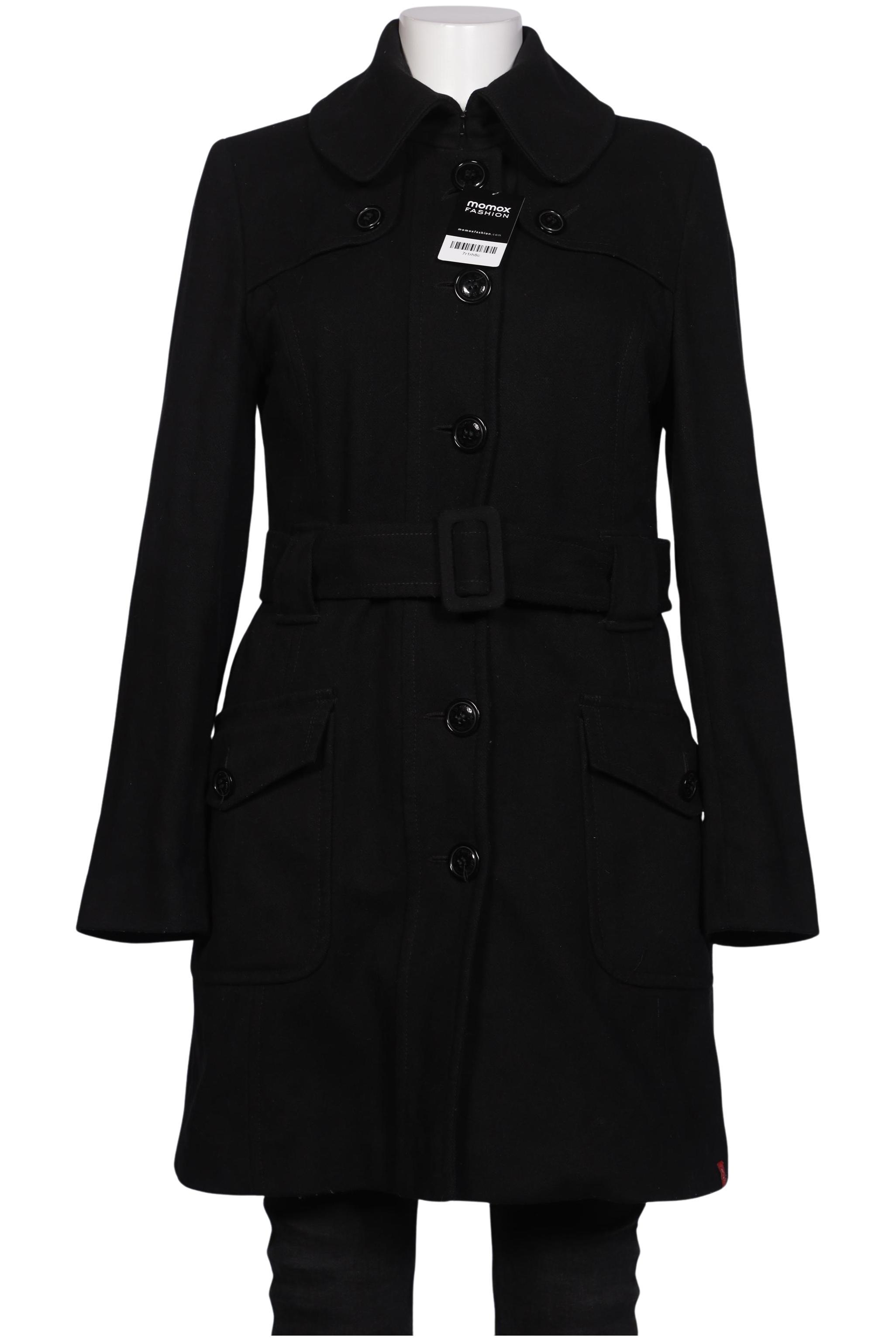 

edc by Esprit Damen Mantel, schwarz, Gr. 44