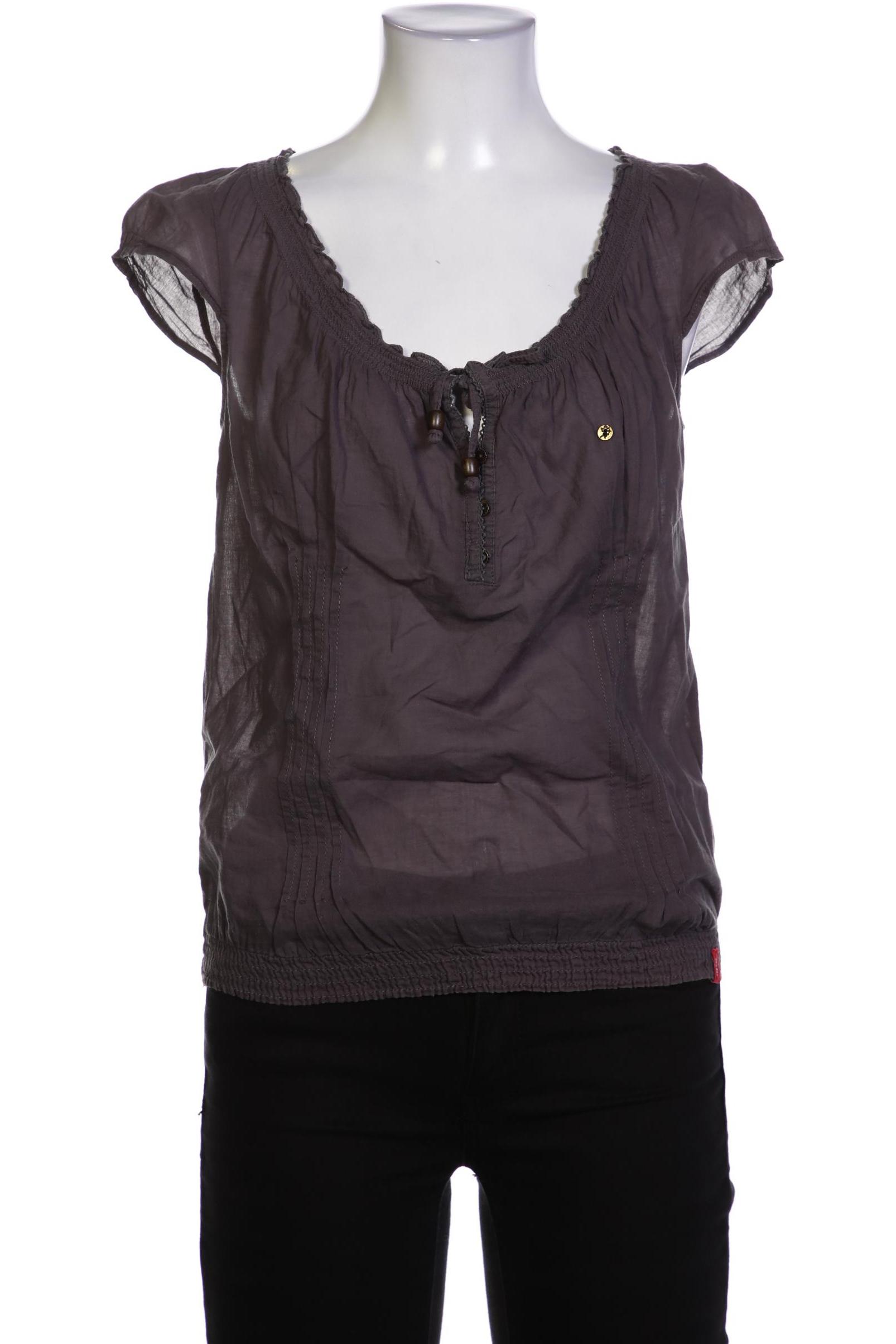 

edc by Esprit Damen Bluse, grau, Gr. 34