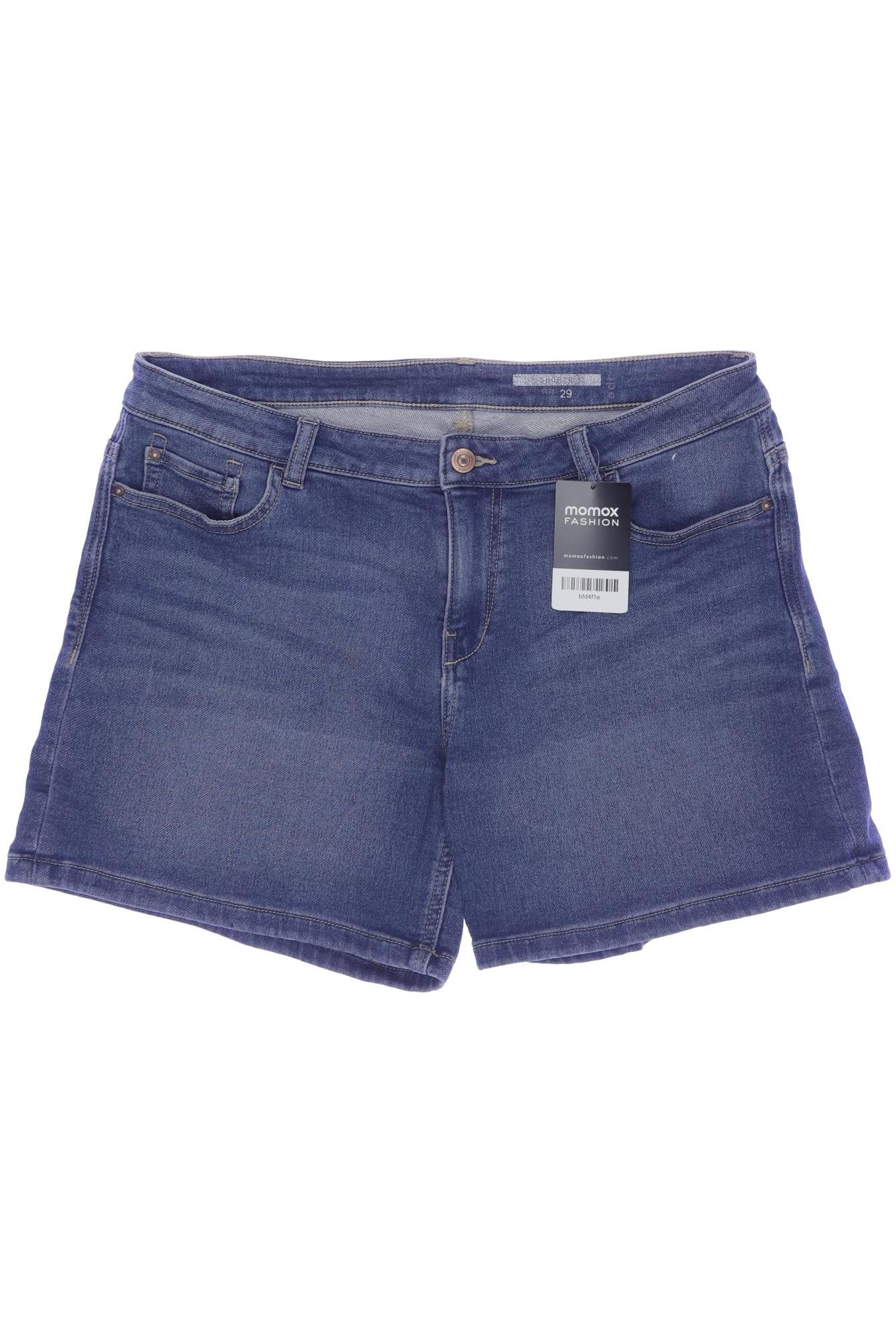 

edc by Esprit Damen Shorts, blau, Gr. 29