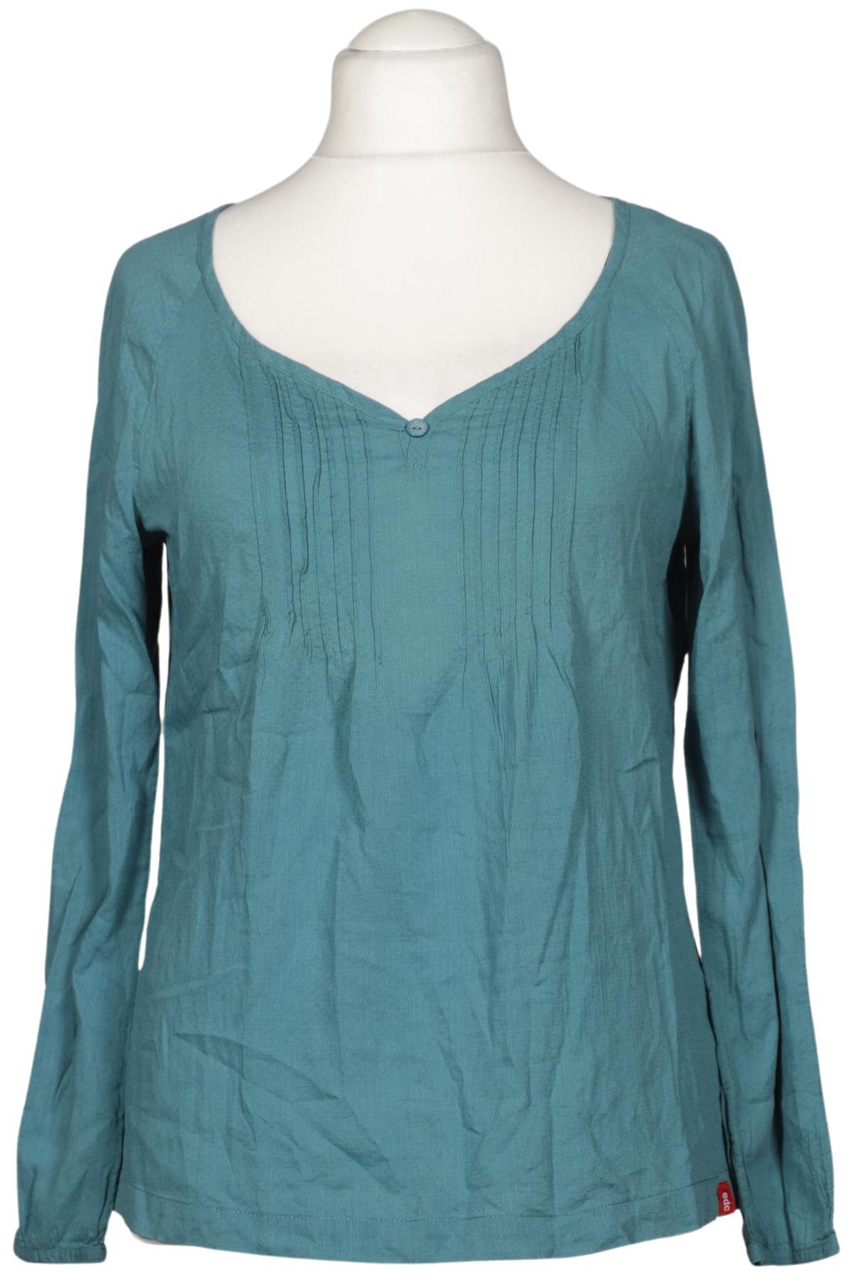 

edc by Esprit Damen Bluse, türkis, Gr. 42