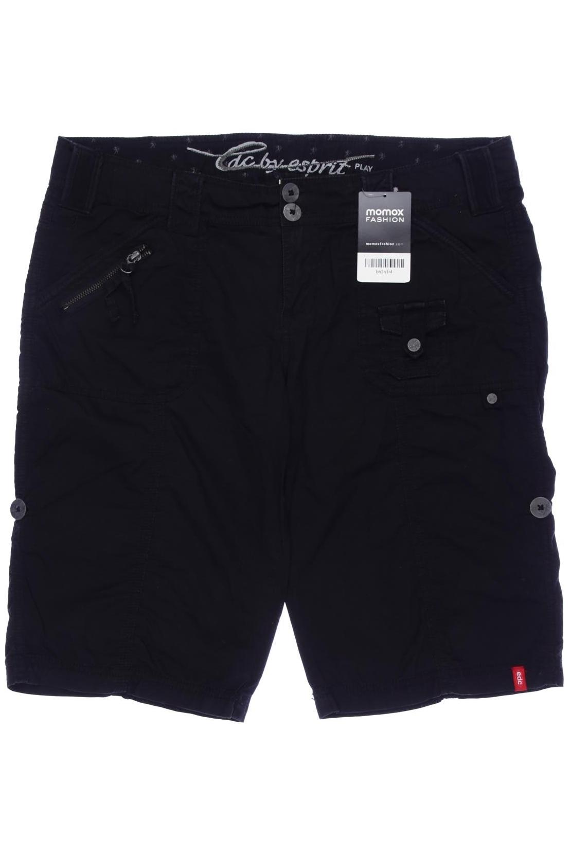 

edc by Esprit Damen Shorts, schwarz, Gr. 40