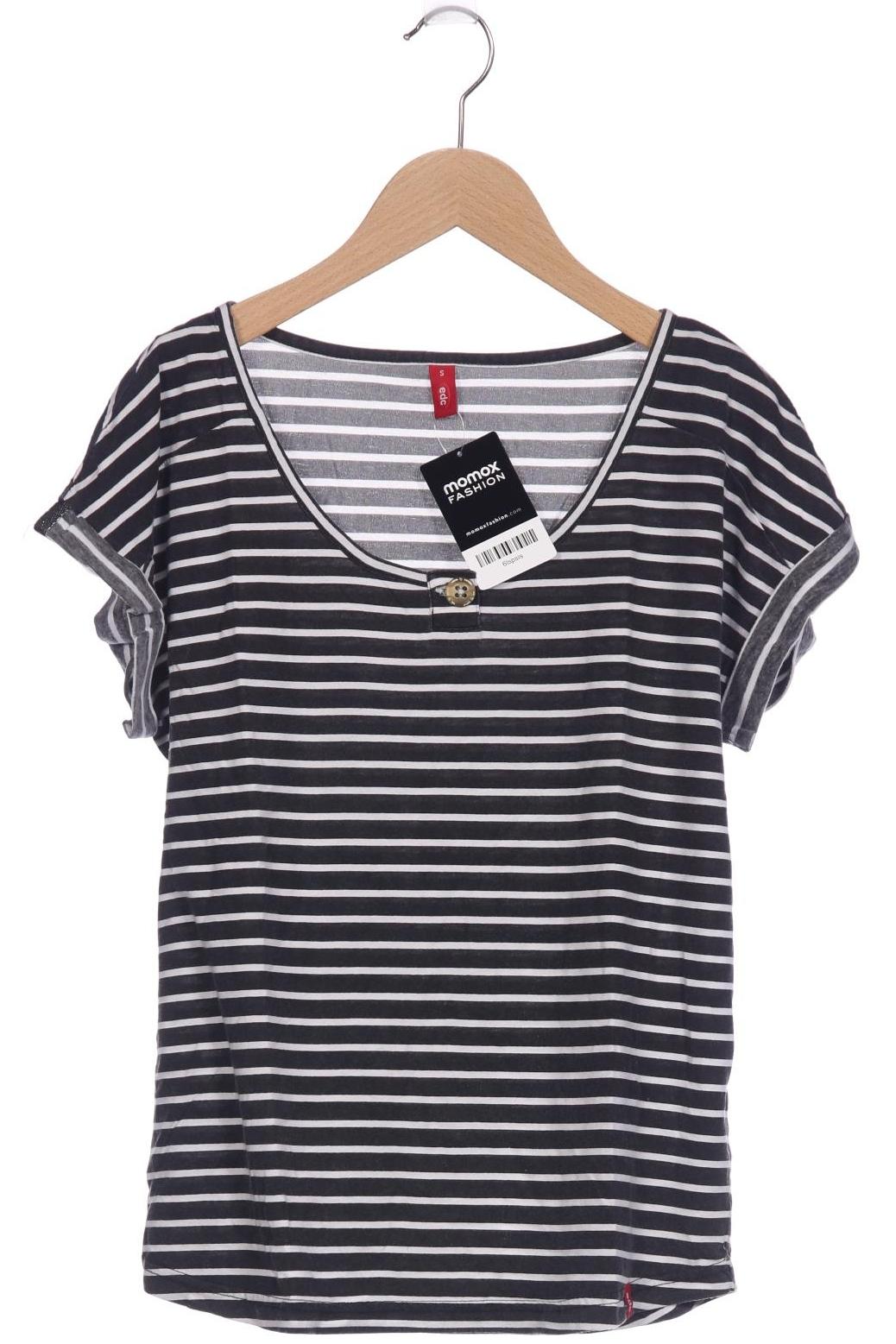 

edc by Esprit Damen T-Shirt, schwarz, Gr. 36