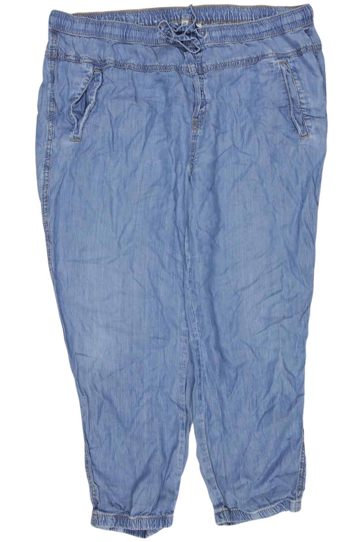 

edc by Esprit Damen Stoffhose, blau, Gr. 34