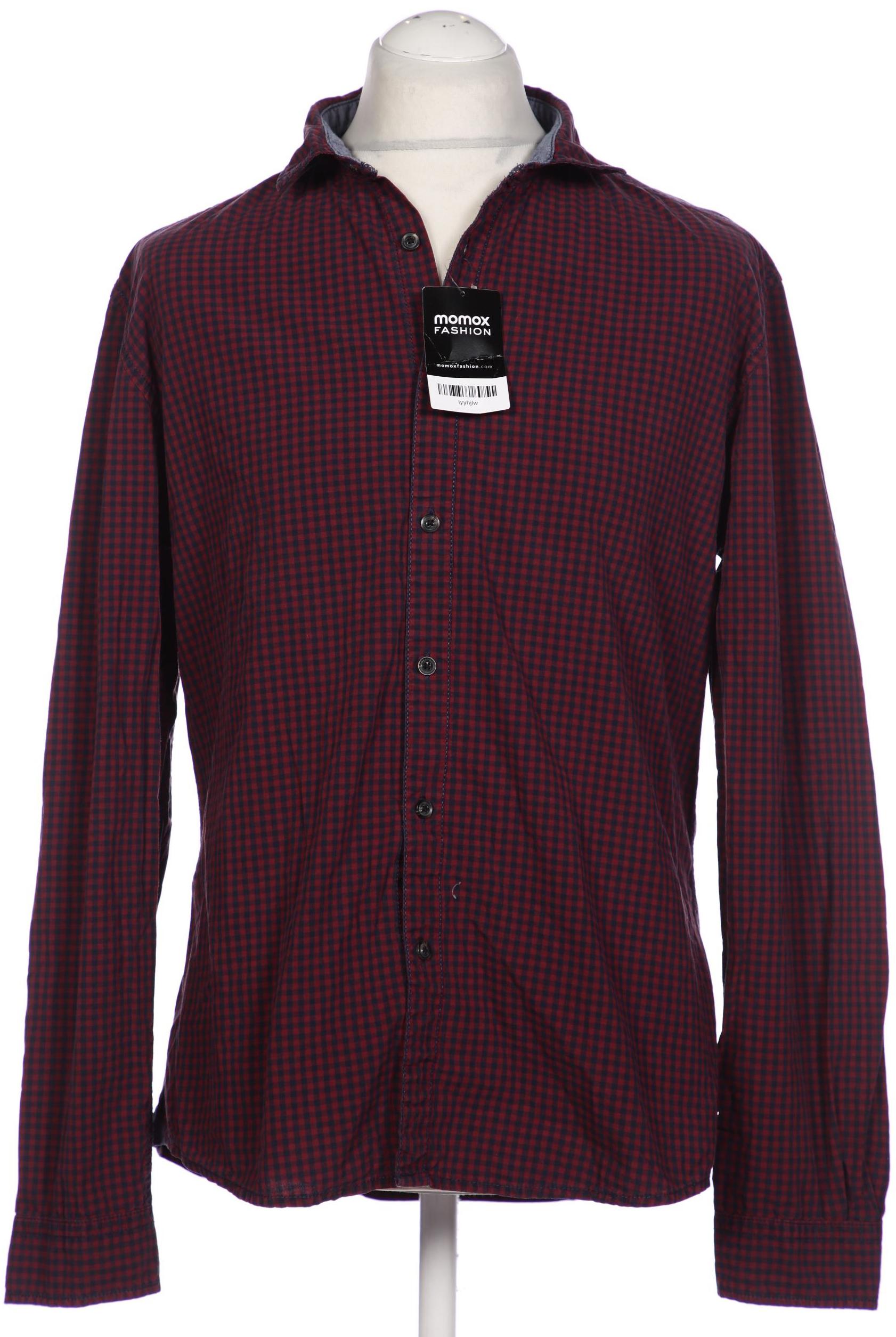 Thumbnail - edc by Esprit Herren Hemd, bordeaux, Gr. 54