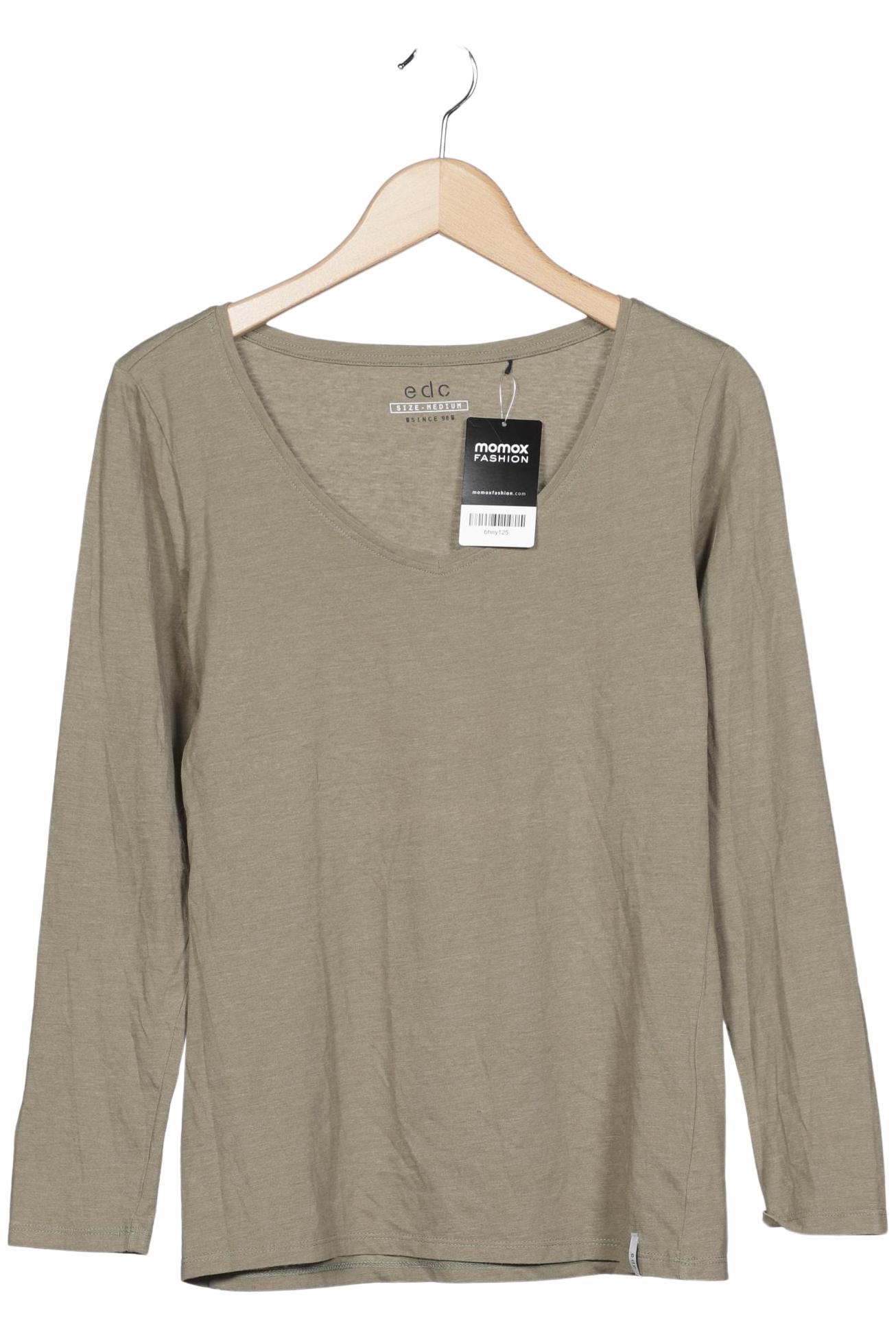 

edc by Esprit Damen Langarmshirt, beige, Gr. 38