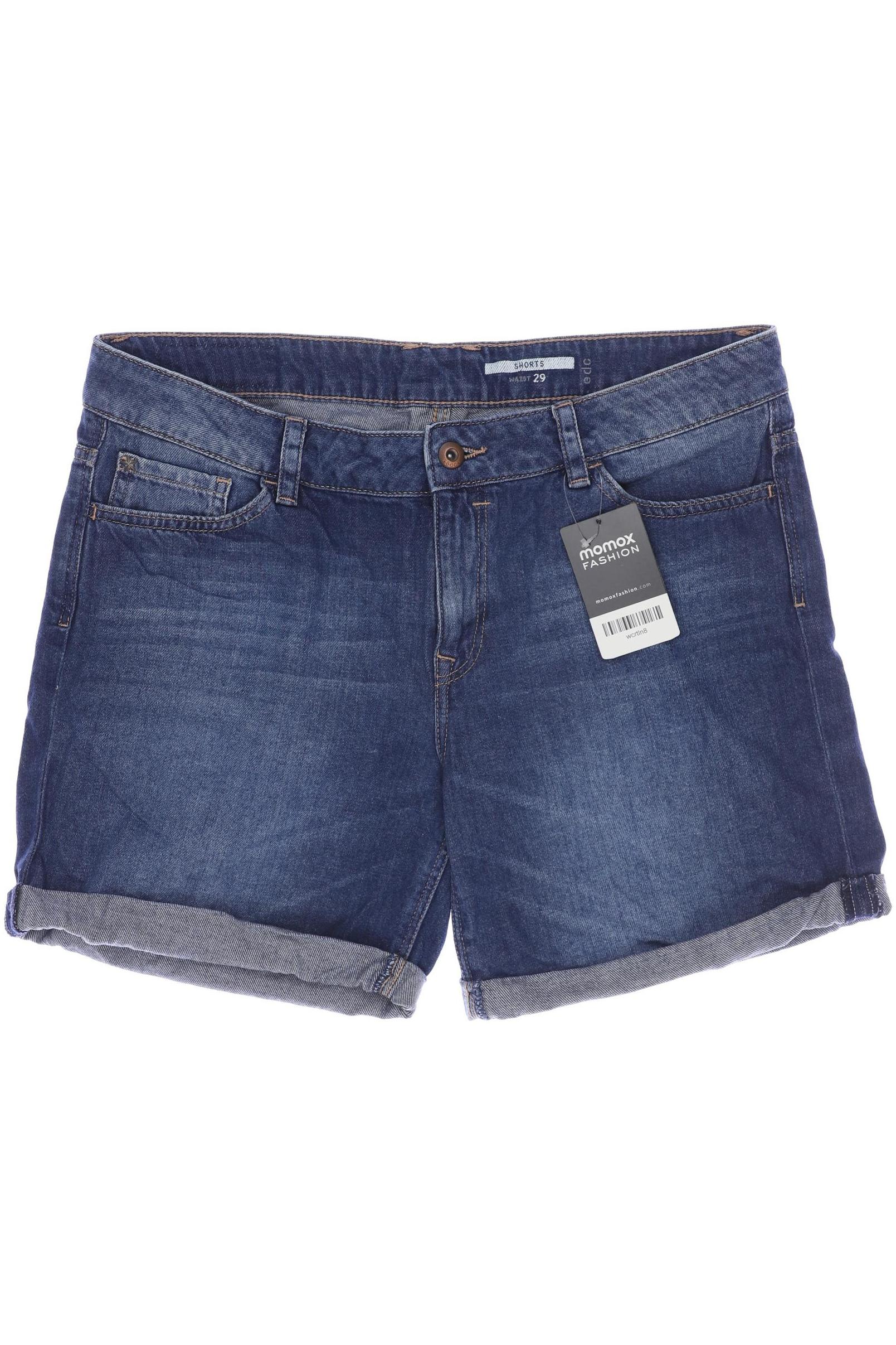 

edc by Esprit Damen Shorts, blau, Gr. 29
