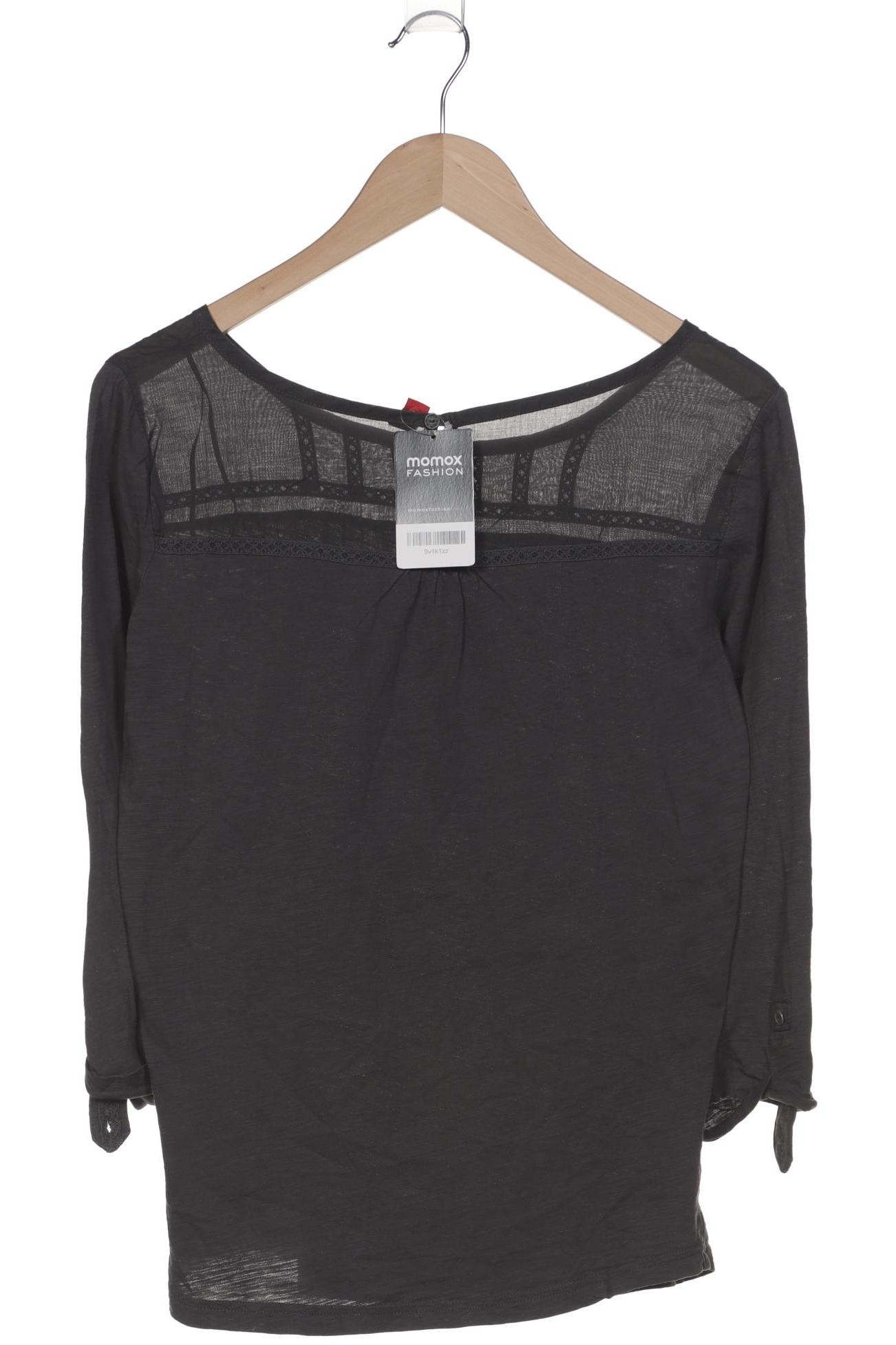 

edc by Esprit Damen Langarmshirt, grau, Gr. 38