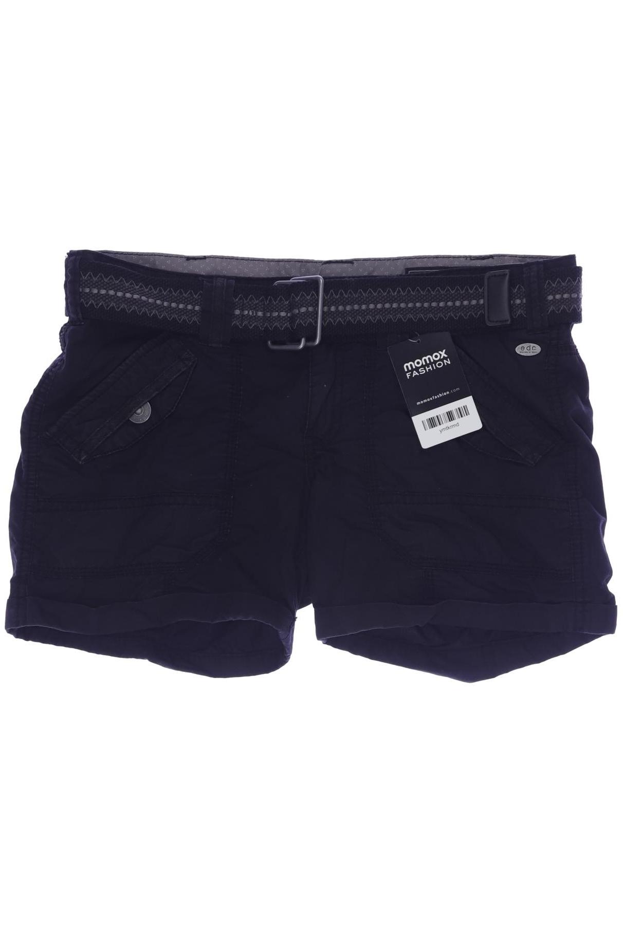 

edc by Esprit Damen Shorts, schwarz, Gr. 36