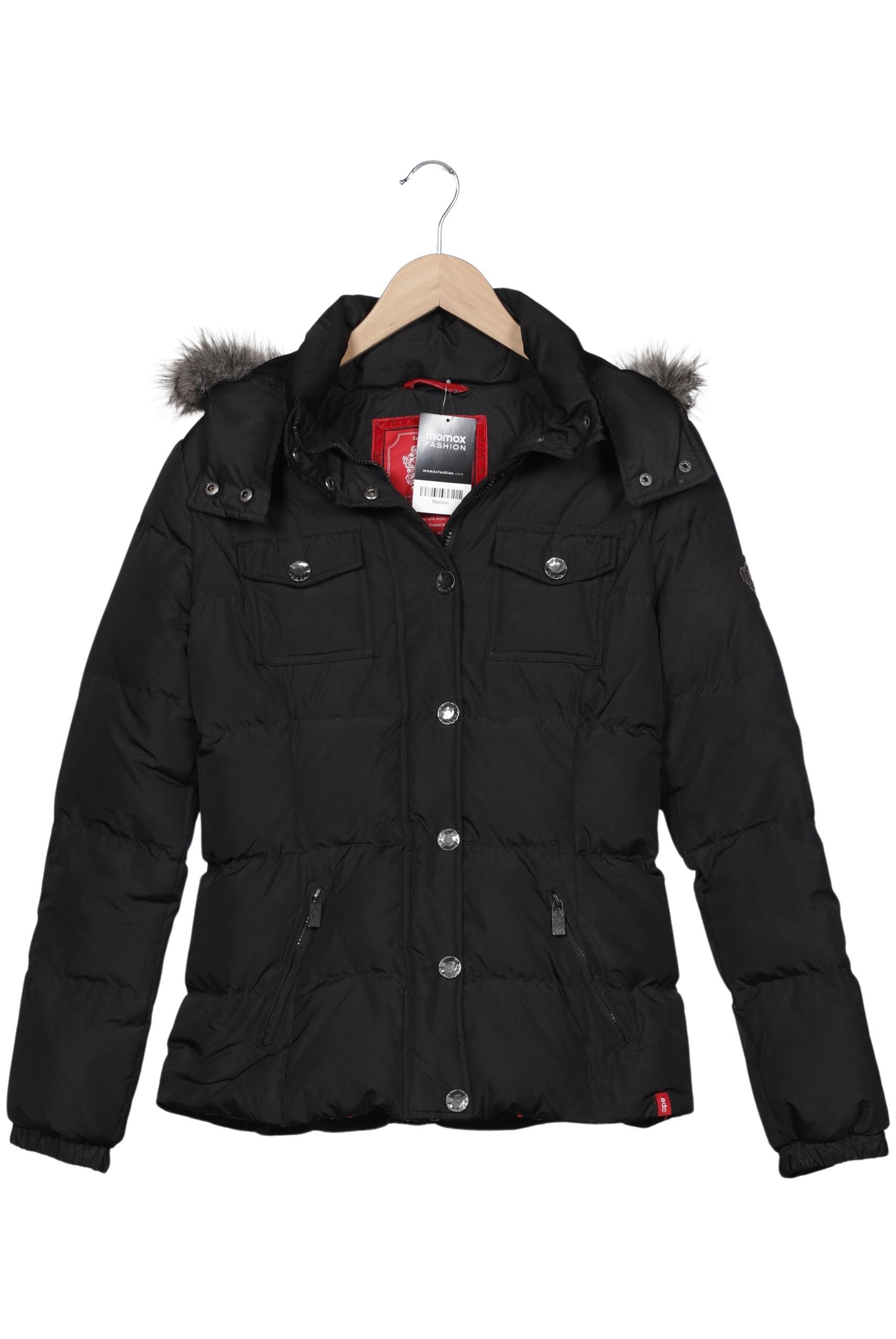 

edc by Esprit Damen Jacke, schwarz, Gr. 38