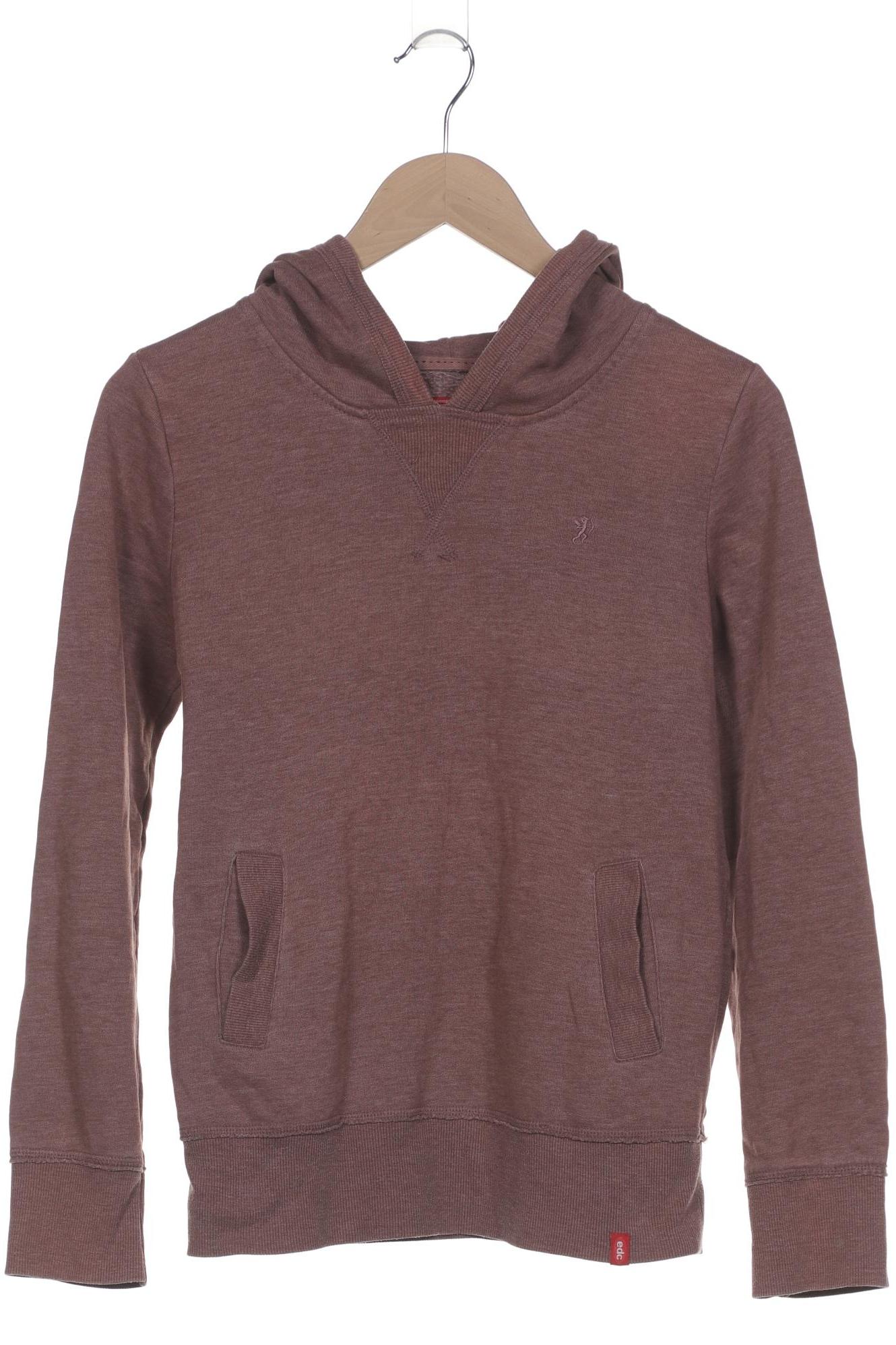 

edc by Esprit Damen Kapuzenpullover, braun, Gr. 36