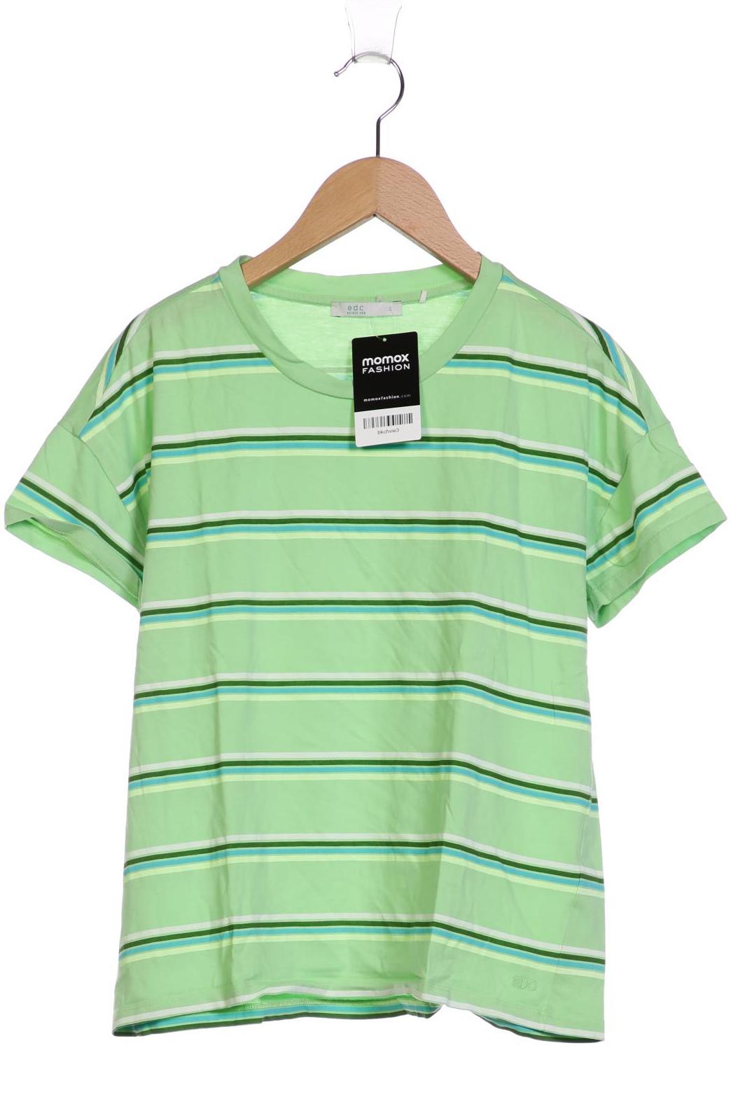 

edc by Esprit Damen T-Shirt, grün, Gr. 36