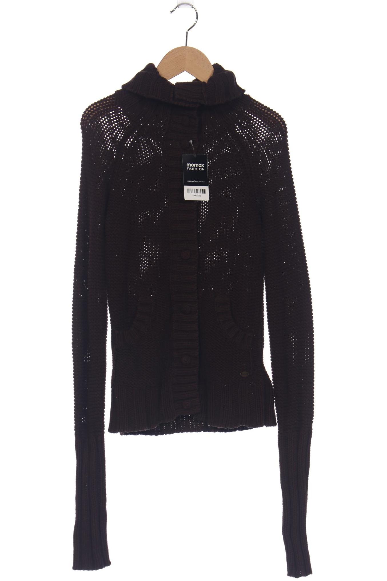

edc by Esprit Damen Strickjacke, braun, Gr. 34